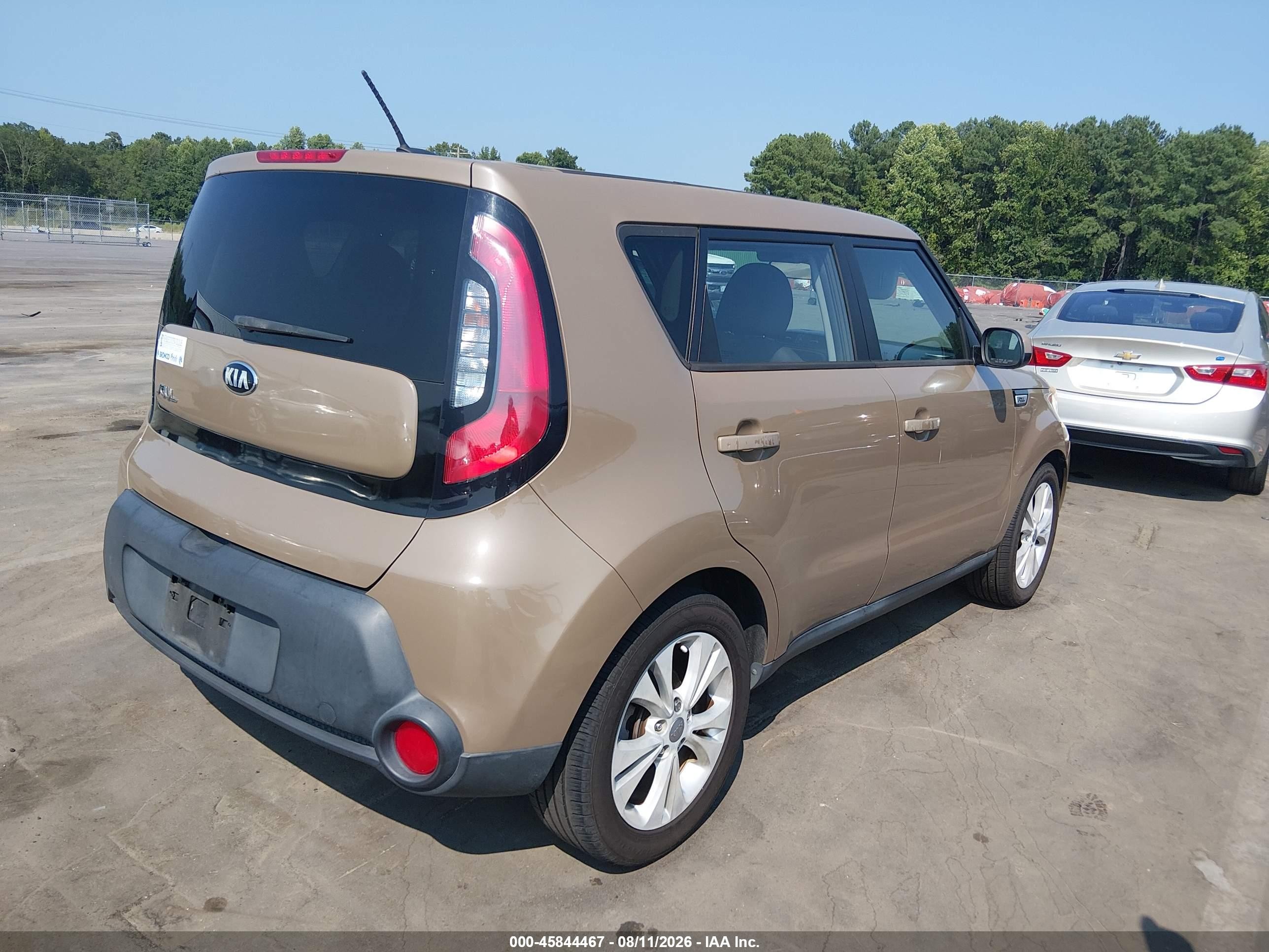 2015 Kia Soul + Brown vin: KNDJP3A59F7162981