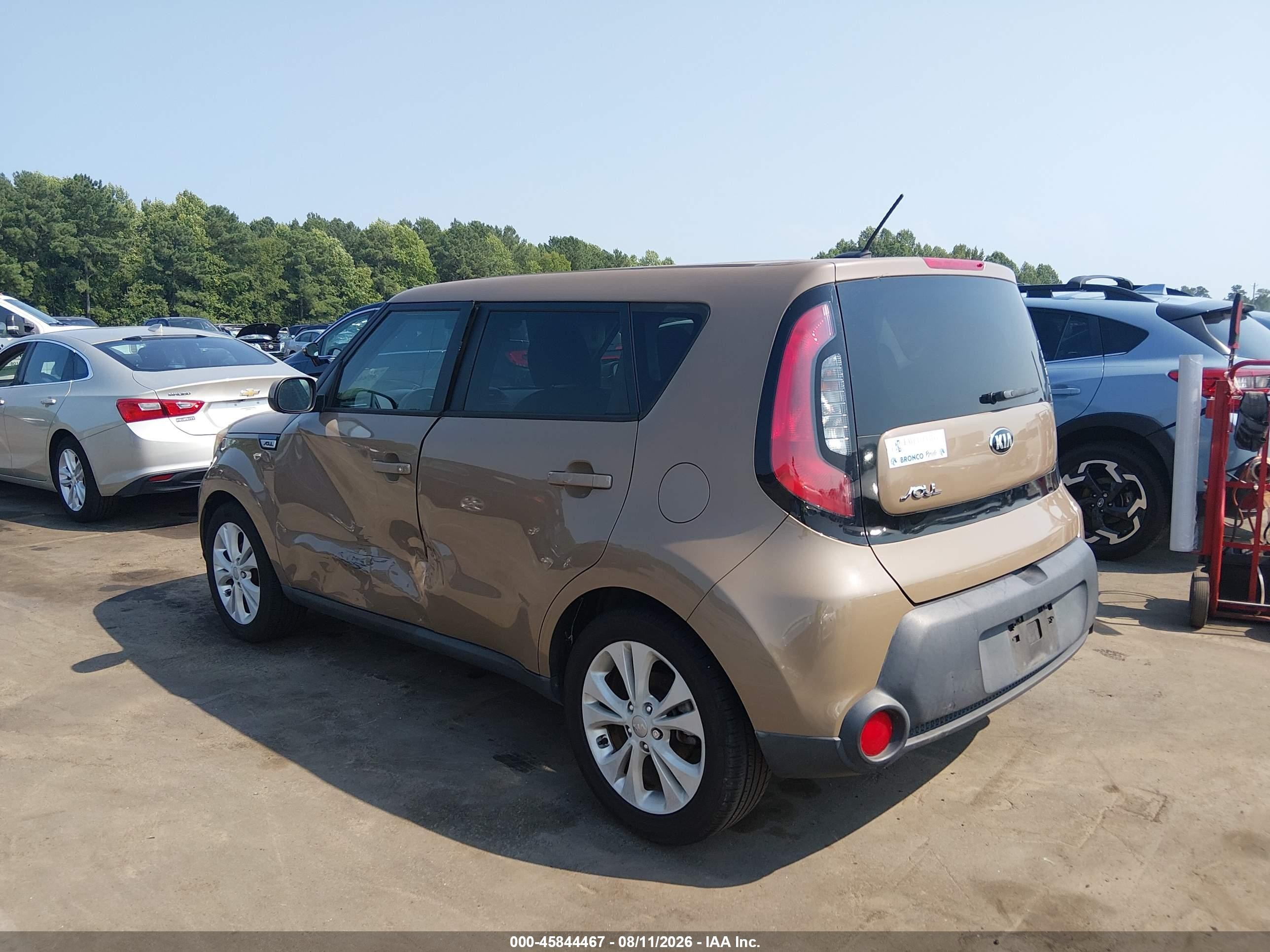 2015 Kia Soul + Brown vin: KNDJP3A59F7162981