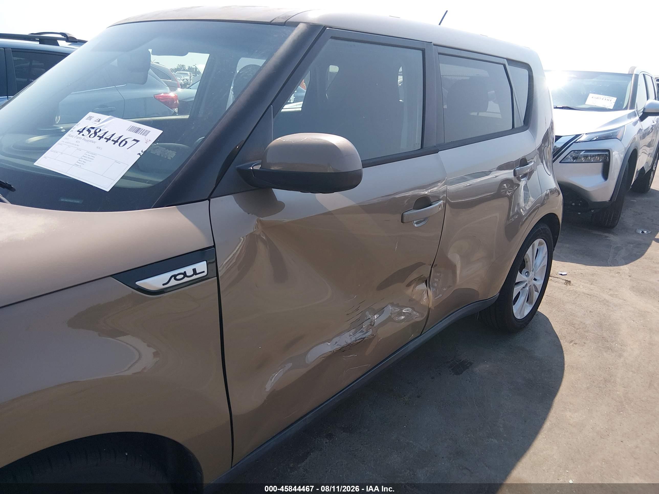 2015 Kia Soul + Brown vin: KNDJP3A59F7162981