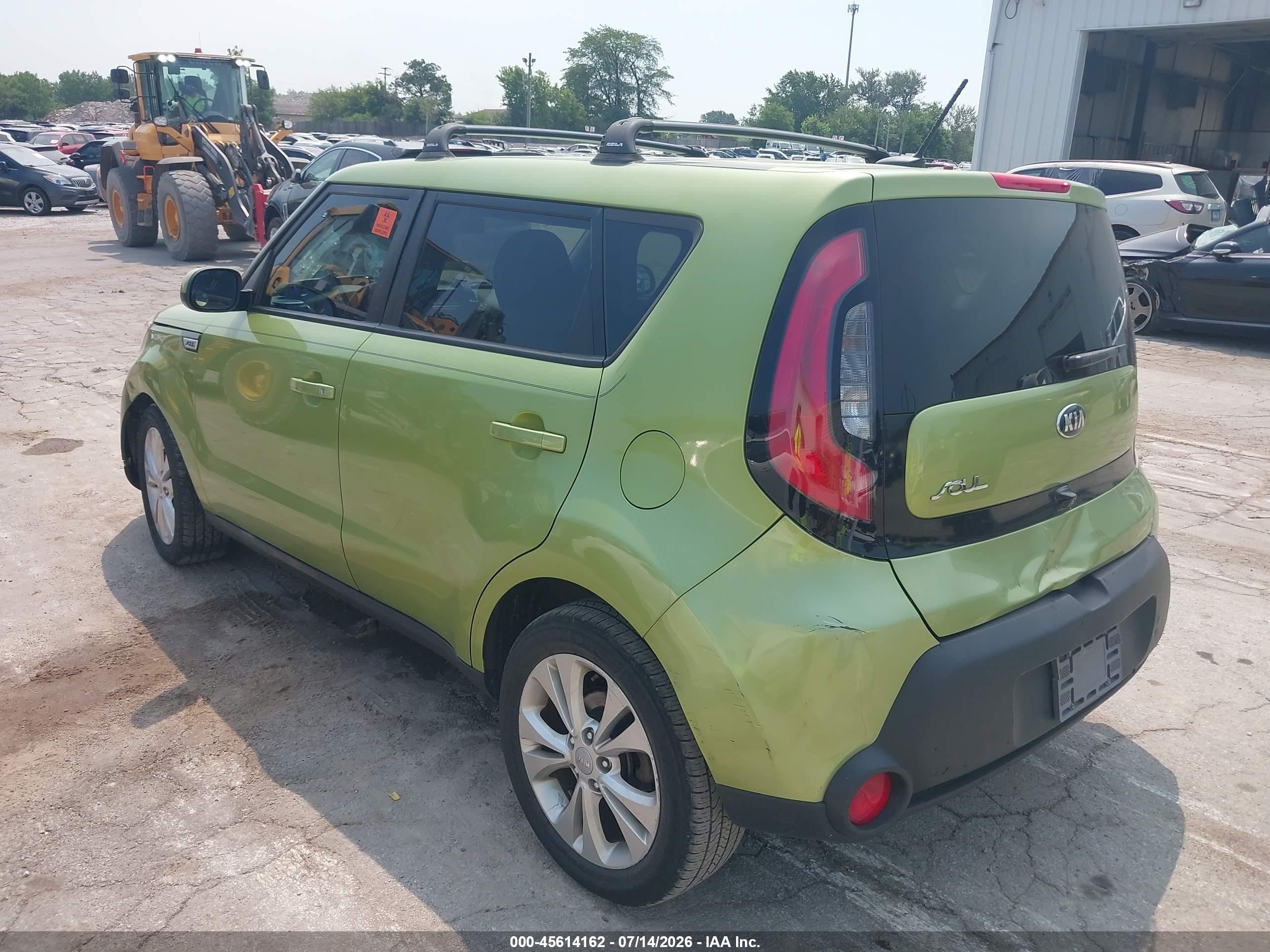 2015 Kia Soul + Green vin: KNDJP3A59F7762805