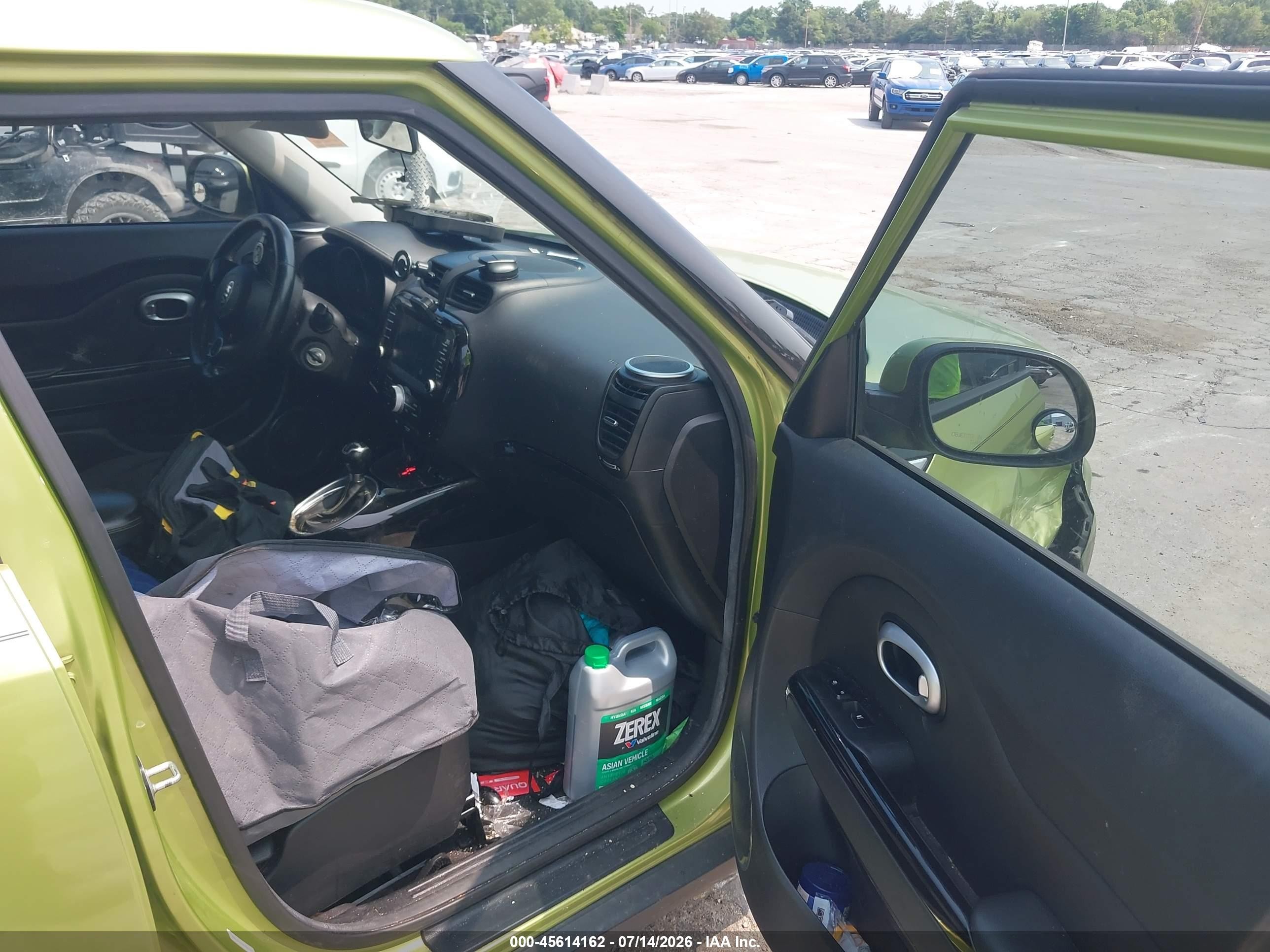 2015 Kia Soul + Green vin: KNDJP3A59F7762805