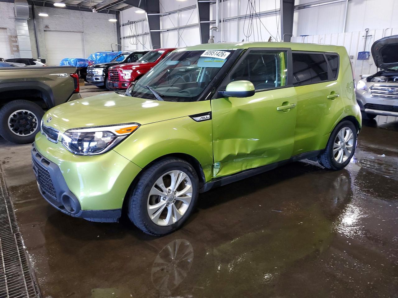 2015 Kia Soul + Green vin: KNDJP3A59F7770967