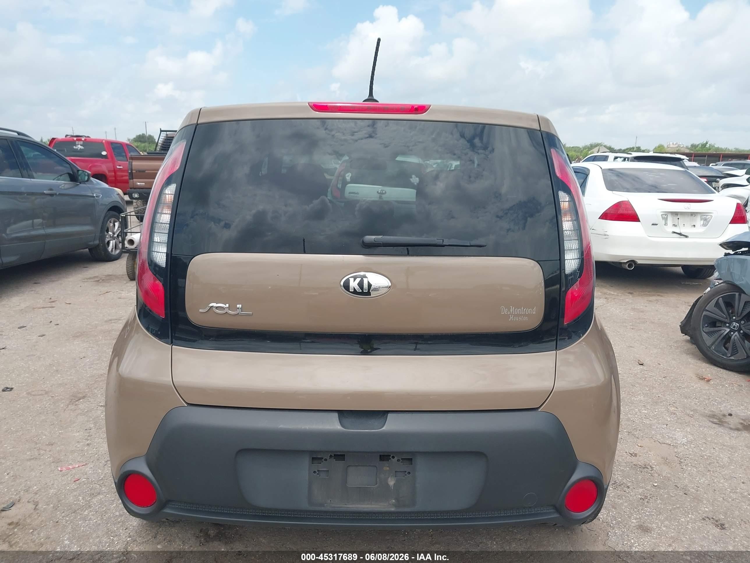 2014 Kia Soul + Brown vin: KNDJP3A5XE7010030