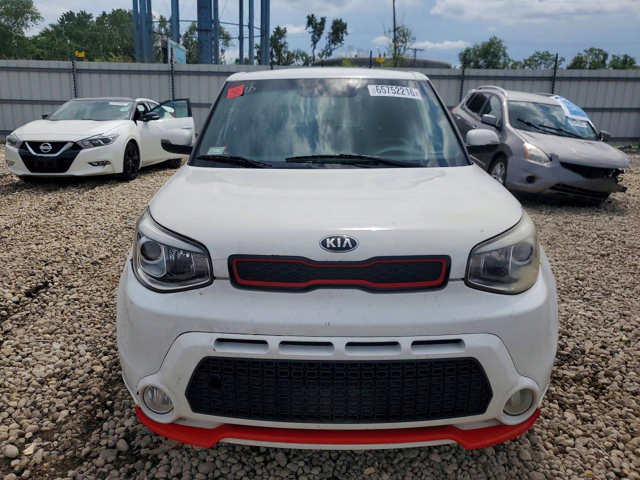 2014 Kia Soul + White vin: KNDJP3A5XE7034134