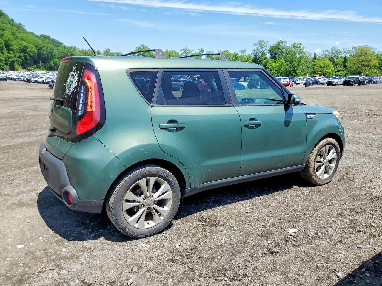 2014 Kia Soul + Green vin: KNDJP3A5XE7055209