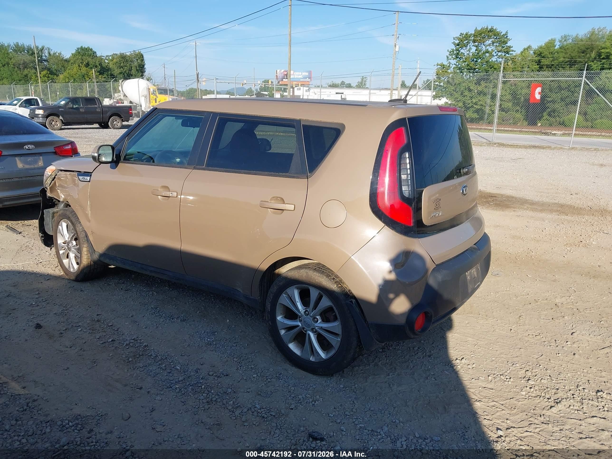 2014 Kia Soul + Brown vin: KNDJP3A5XE7085245
