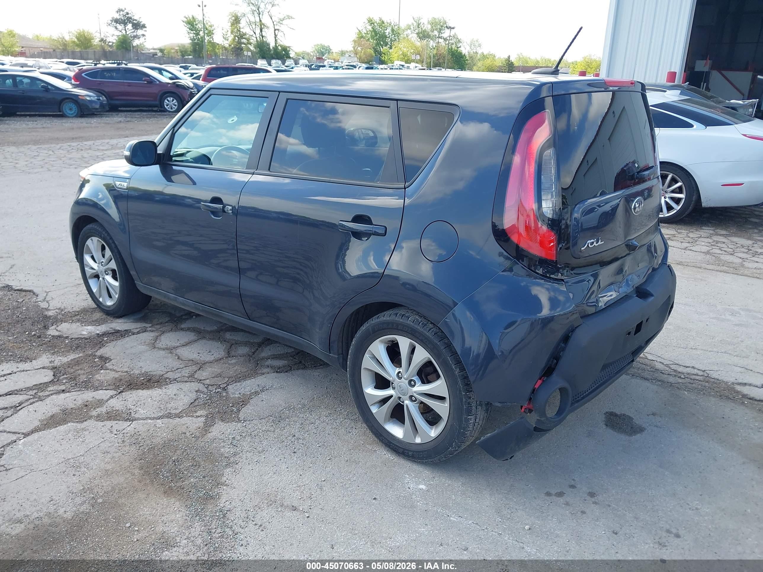 2014 Kia Soul + Gray vin: KNDJP3A5XE7100780