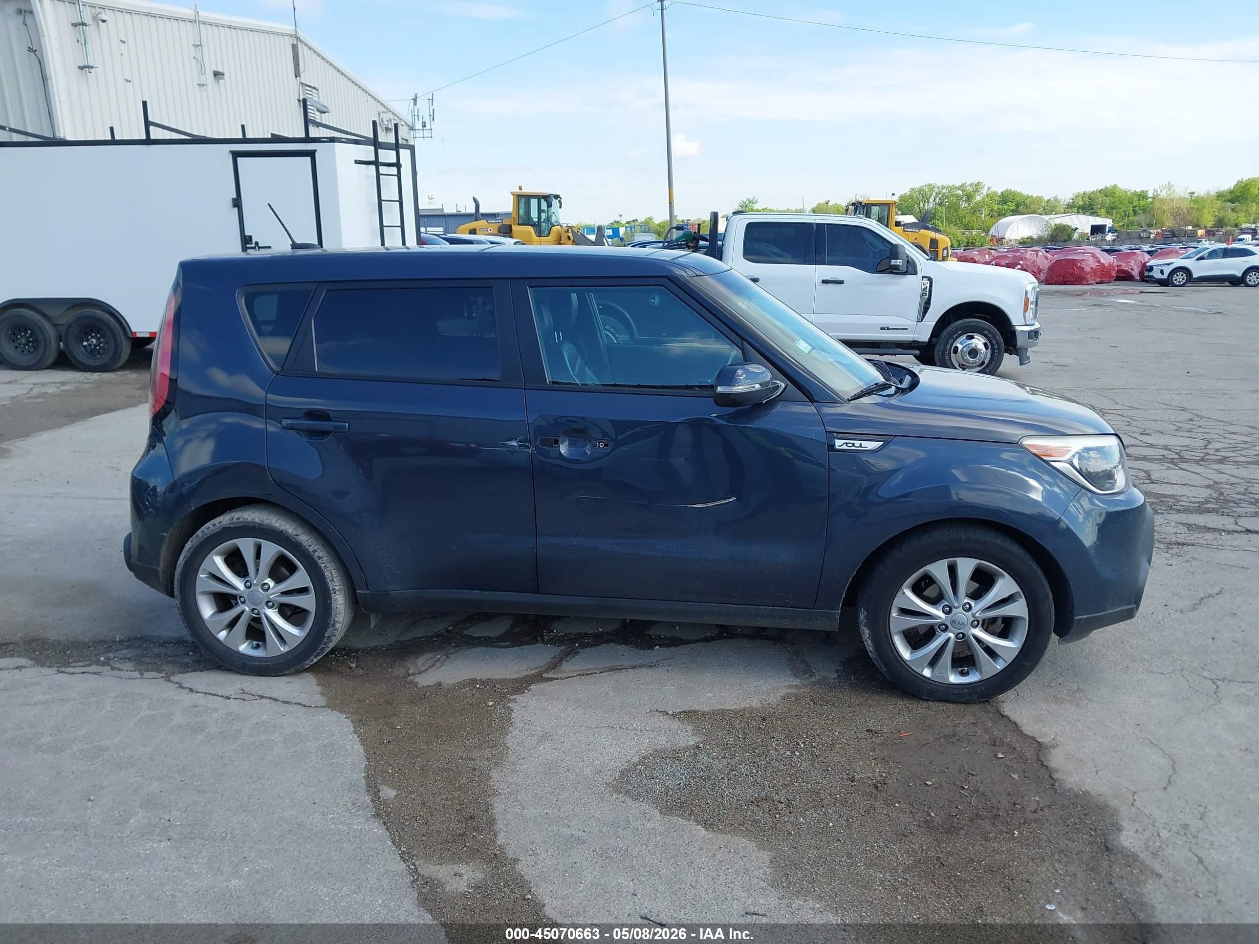 2014 Kia Soul + Gray vin: KNDJP3A5XE7100780