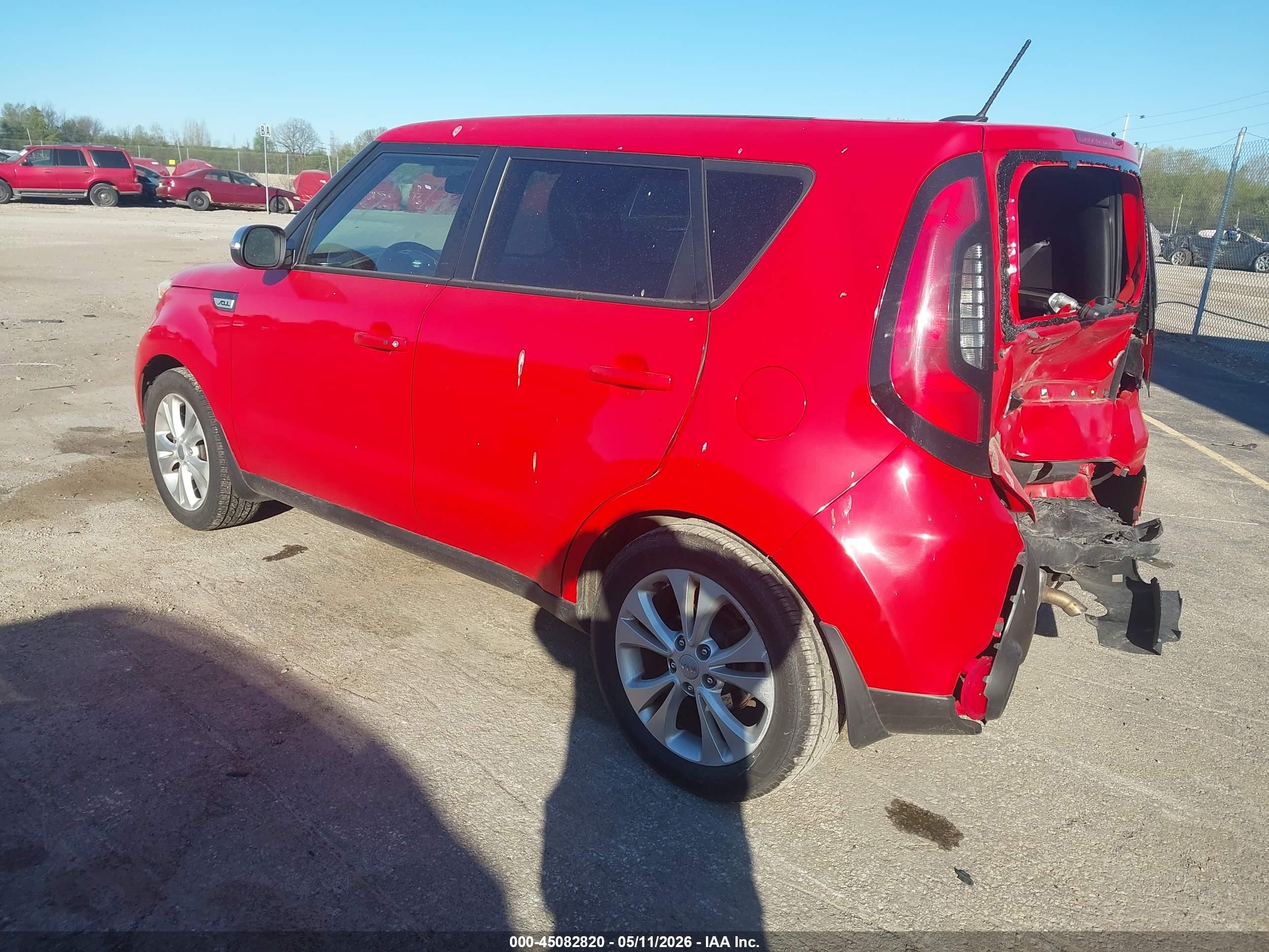 2014 Kia Soul + Red vin: KNDJP3A5XE7740083