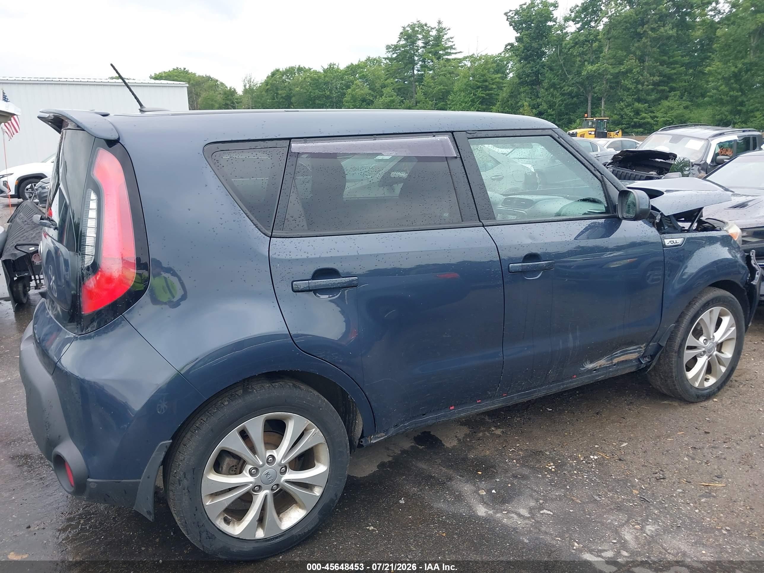 2015 Kia Soul + Dark Blue vin: KNDJP3A5XF7145249