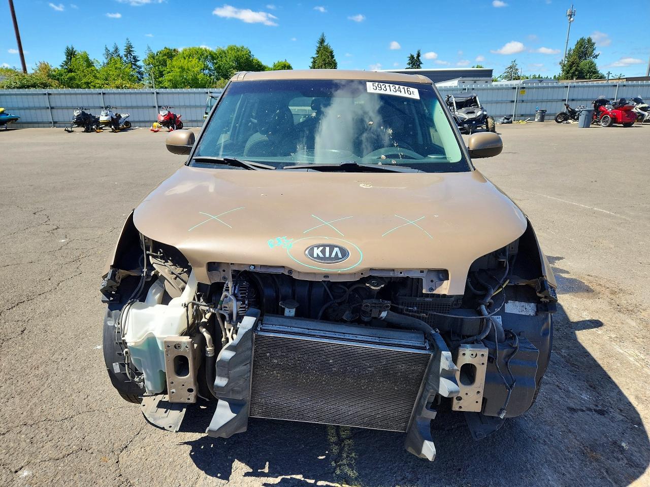 2015 Kia Soul + Brown vin: KNDJP3A5XF7180003