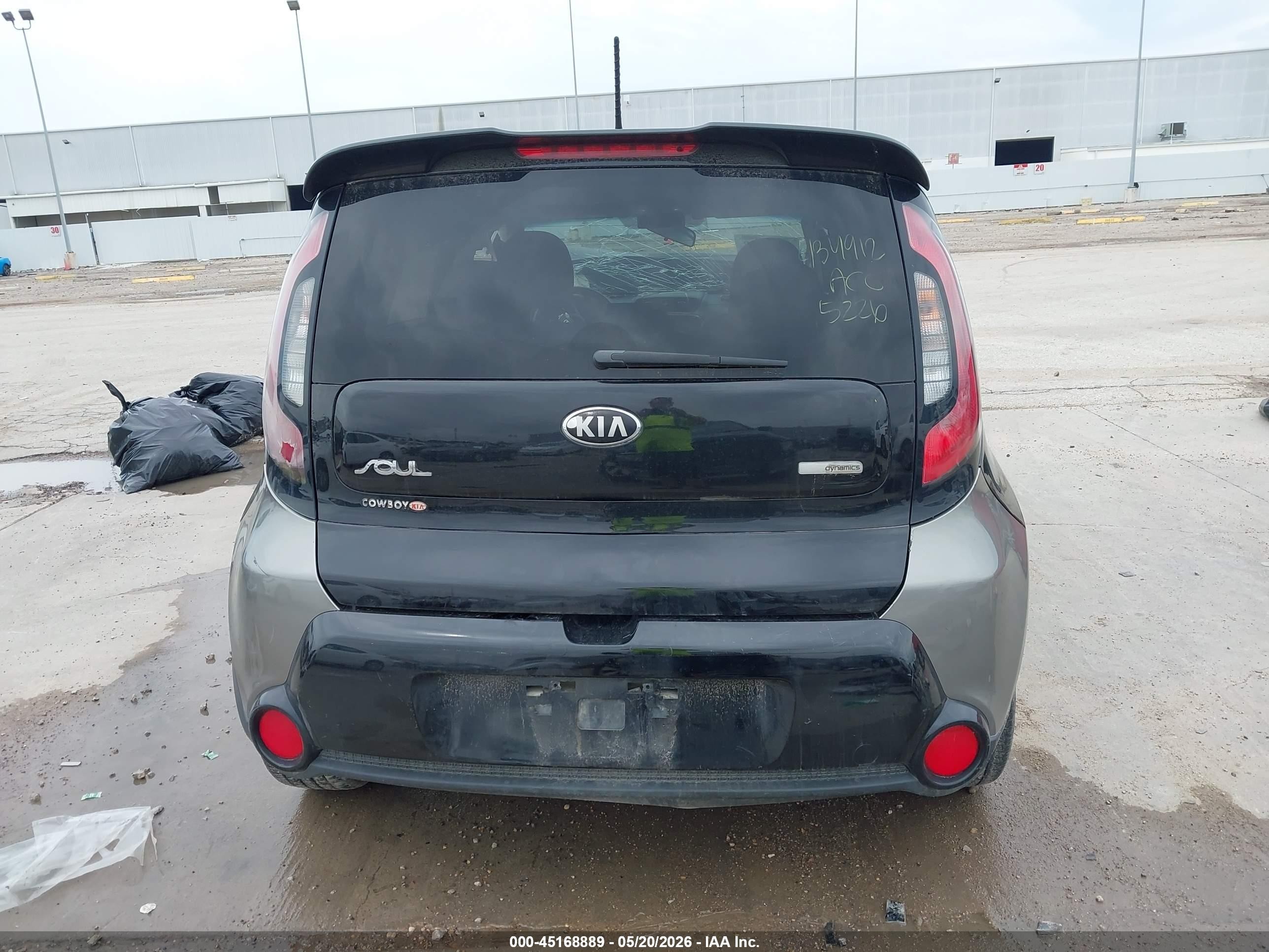 2015 Kia Soul + Black vin: KNDJP3A5XF7220855