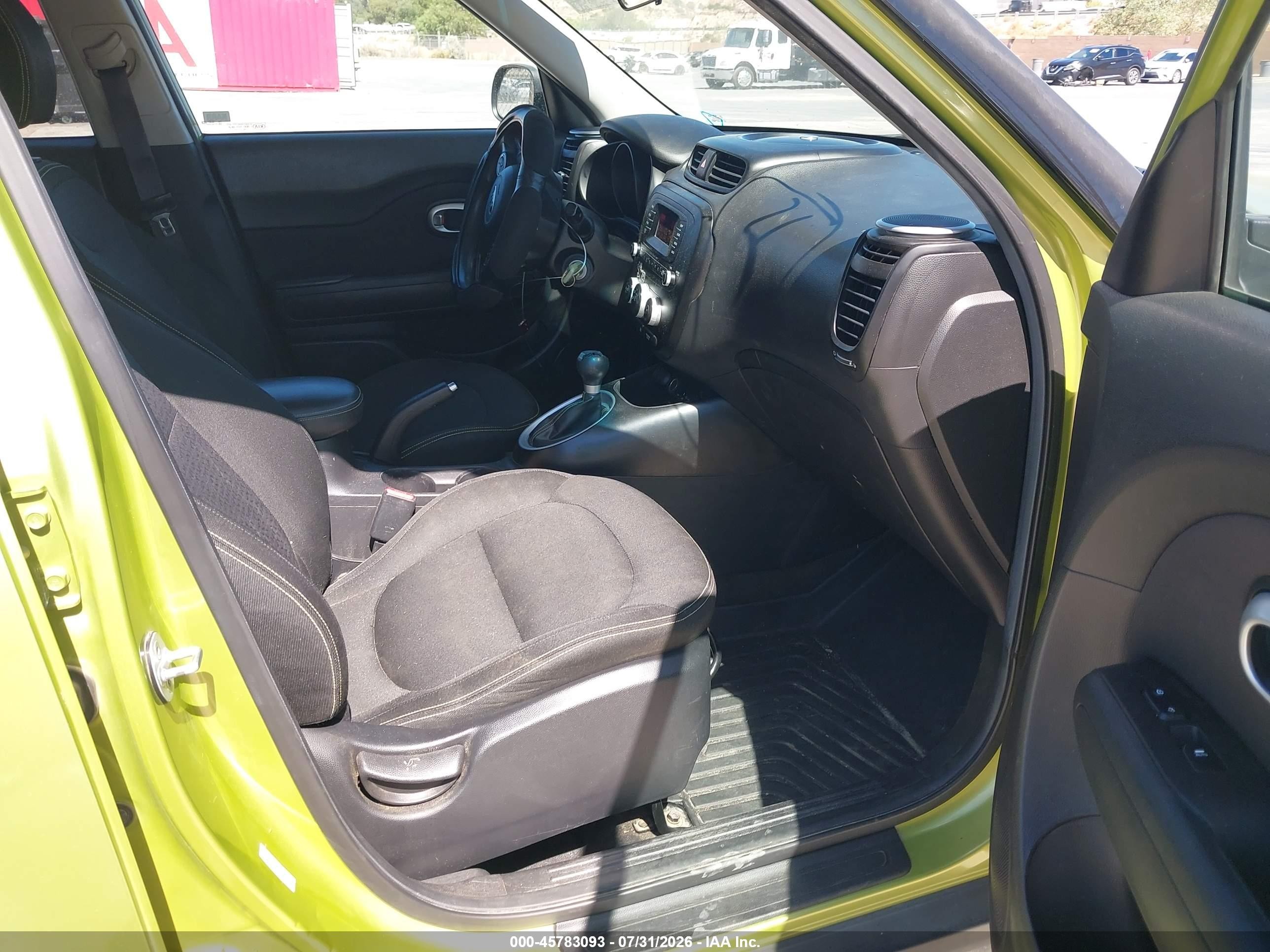 2015 Kia Soul + Зеленый vin: KNDJP3A5XF7749867