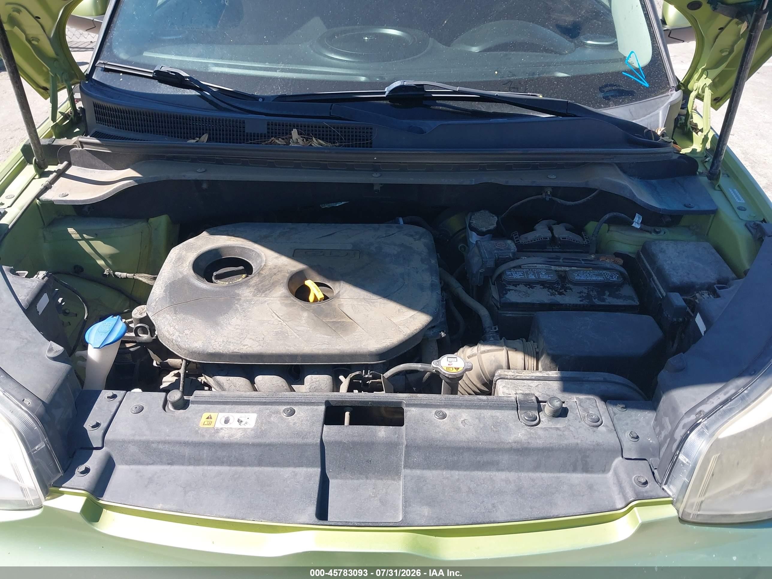 2015 Kia Soul + Зеленый vin: KNDJP3A5XF7749867