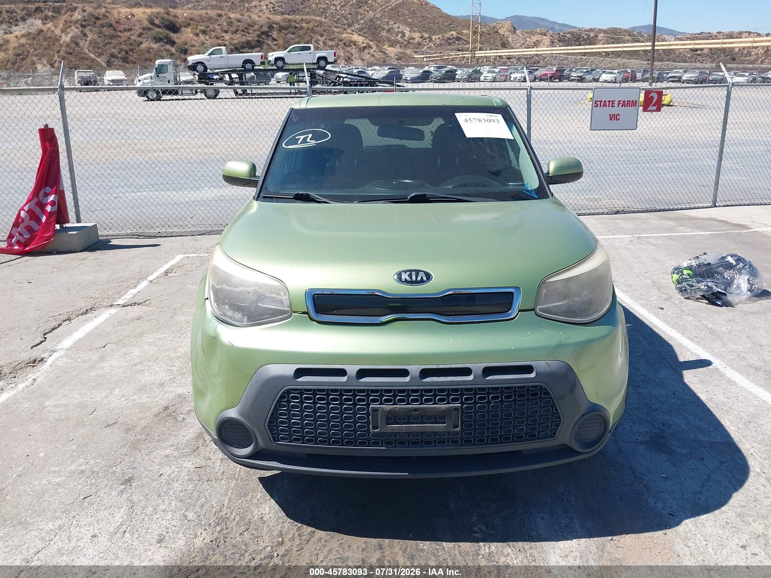 2015 Kia Soul + Зеленый vin: KNDJP3A5XF7749867
