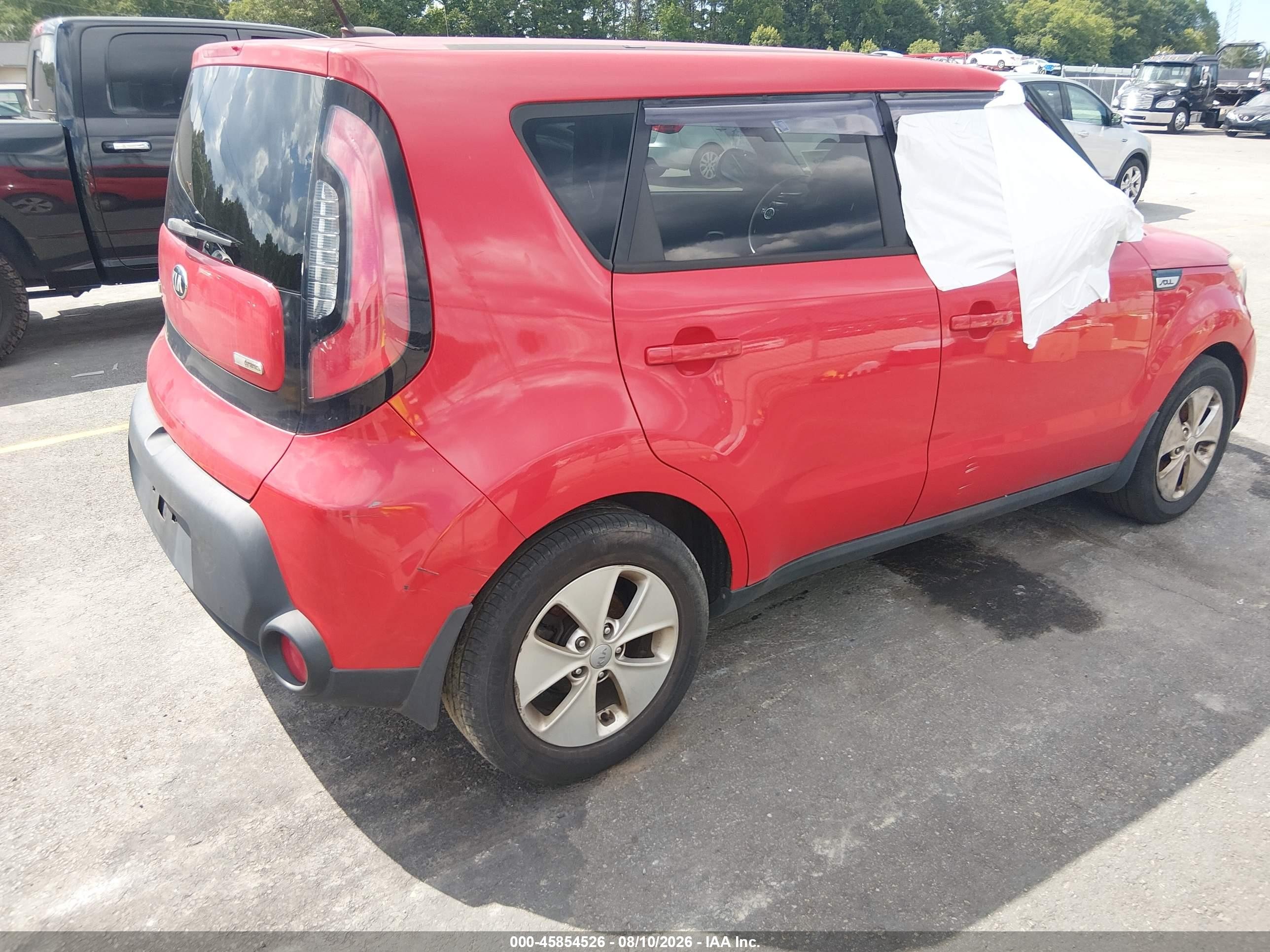 2015 Kia Soul + Красный vin: KNDJP3A5XF7757757