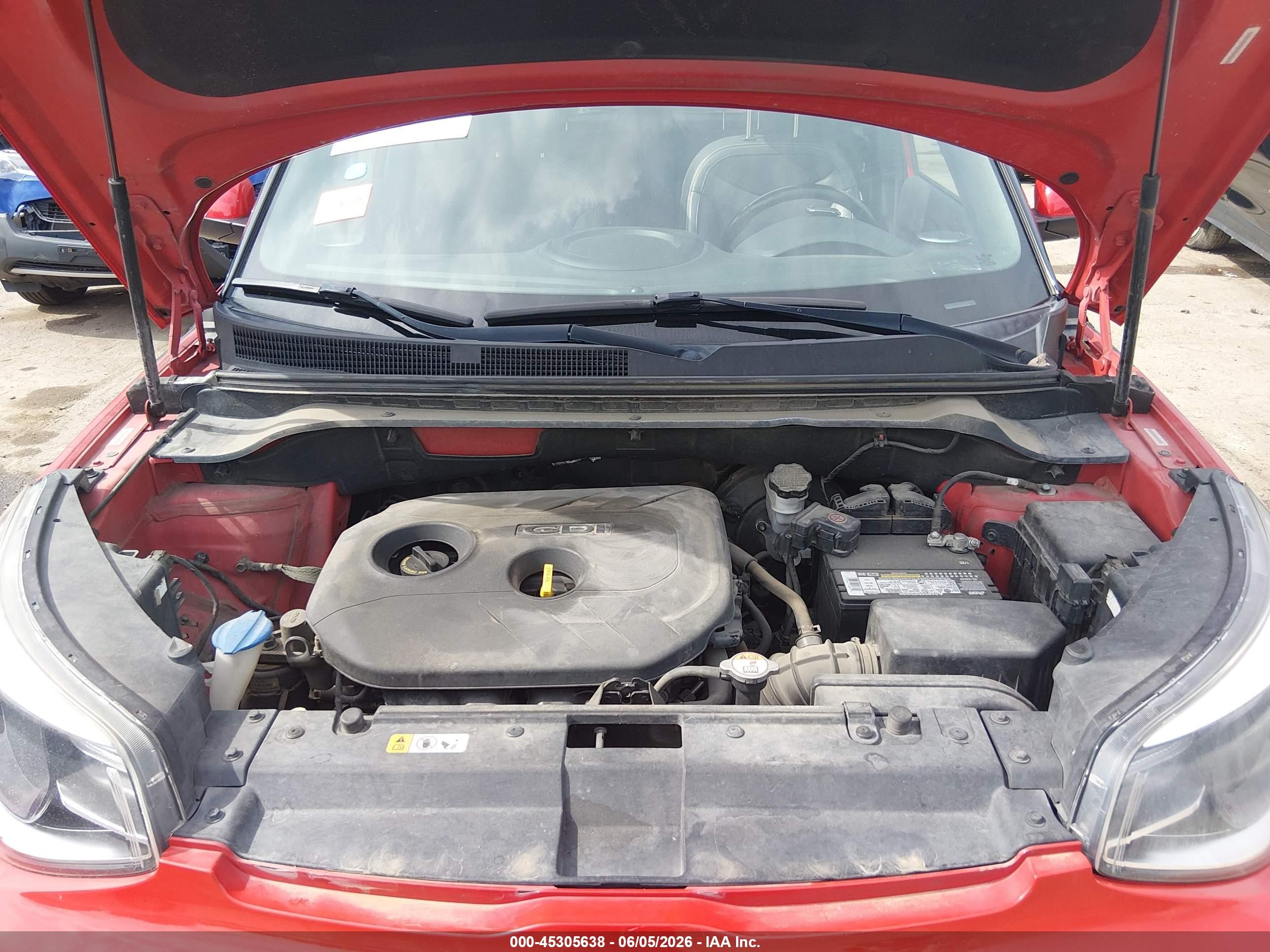 2015 Kia Soul + Red vin: KNDJP3A5XF7767723