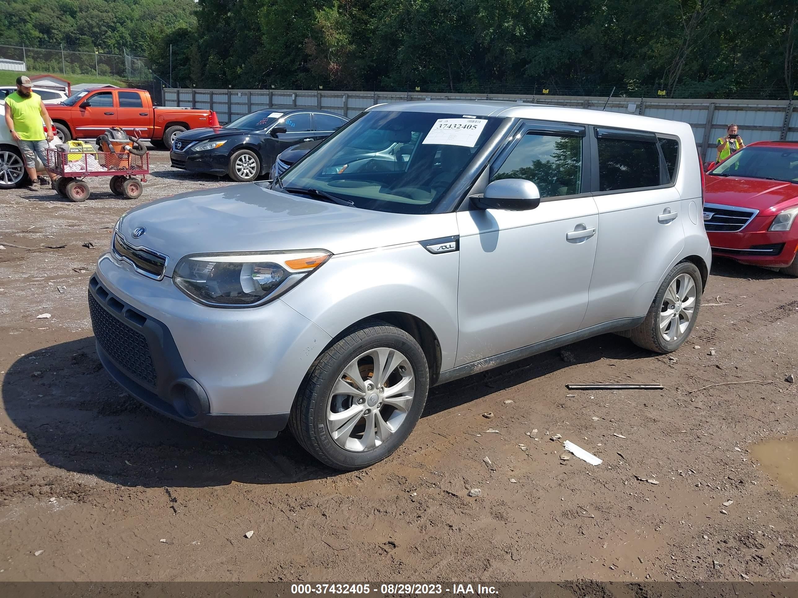 2015 Kia Soul + Silver vin: KNDJP3A5XF7779161