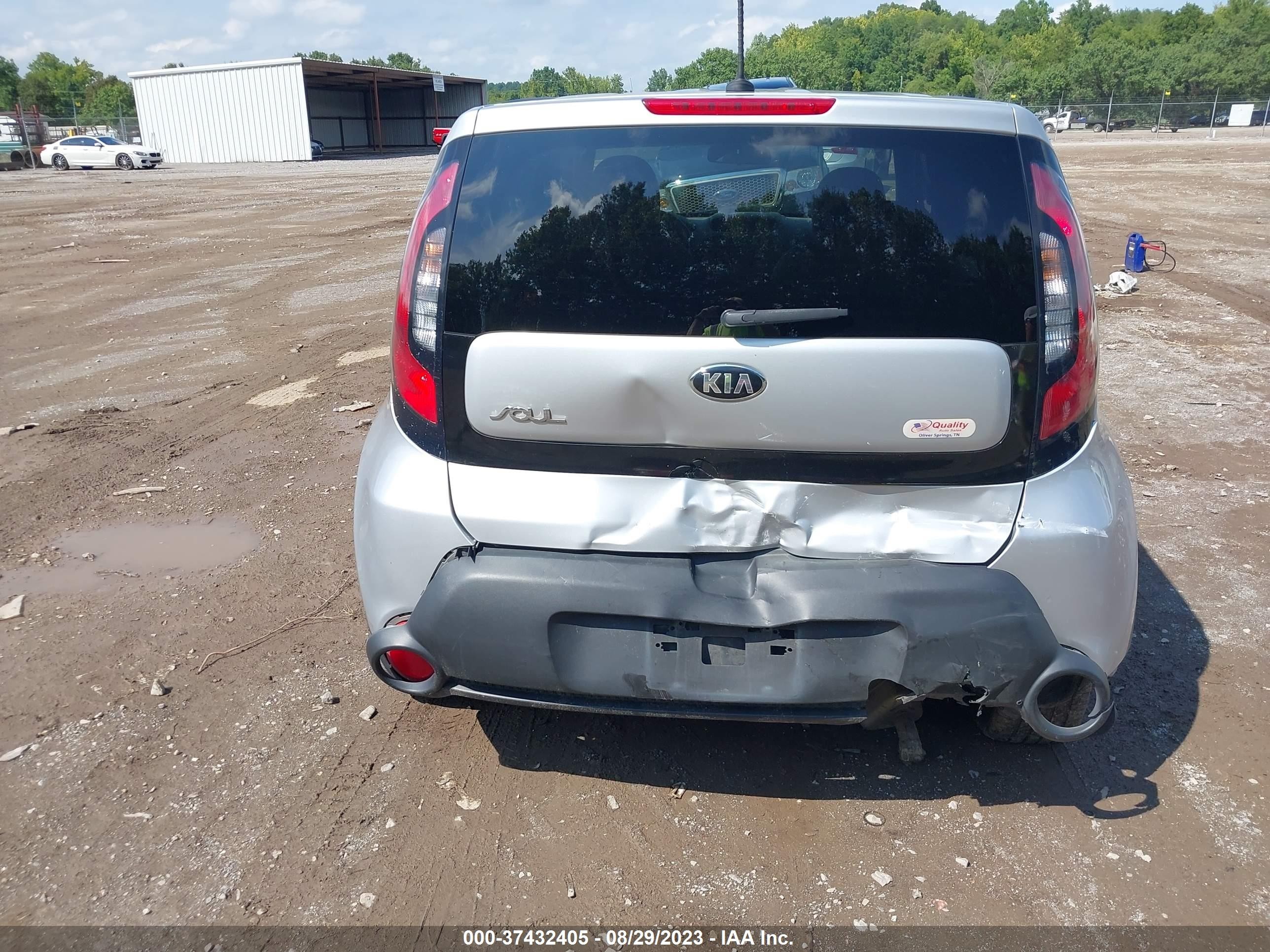 2015 Kia Soul + Silver vin: KNDJP3A5XF7779161