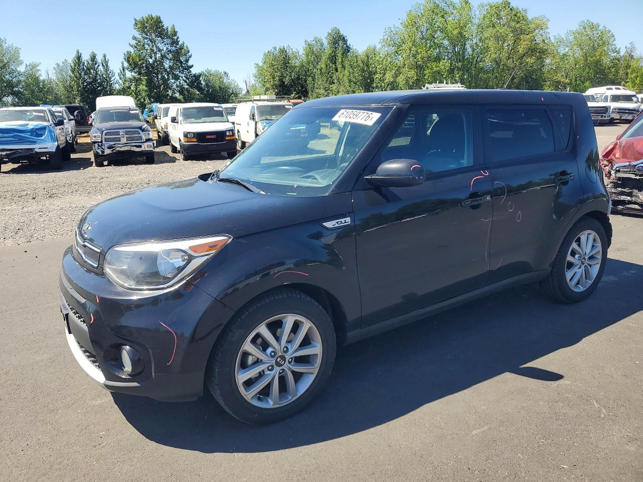 2017 Kia Soul + Black vin: KNDJP3A5XH7462578