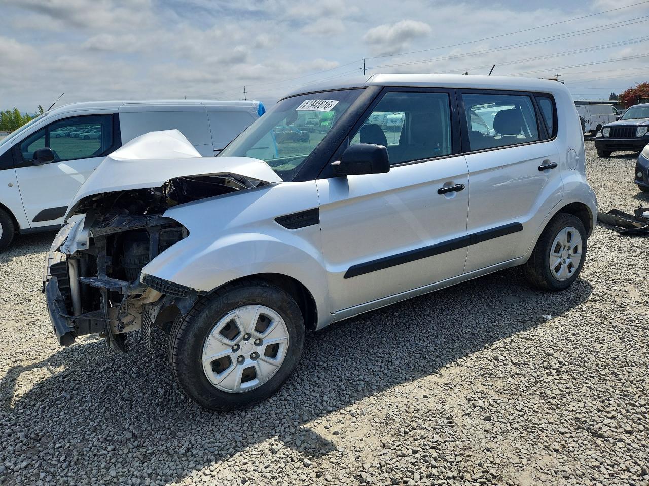 2011 Kia Soul Silver vin: KNDJT2A1XB7308804