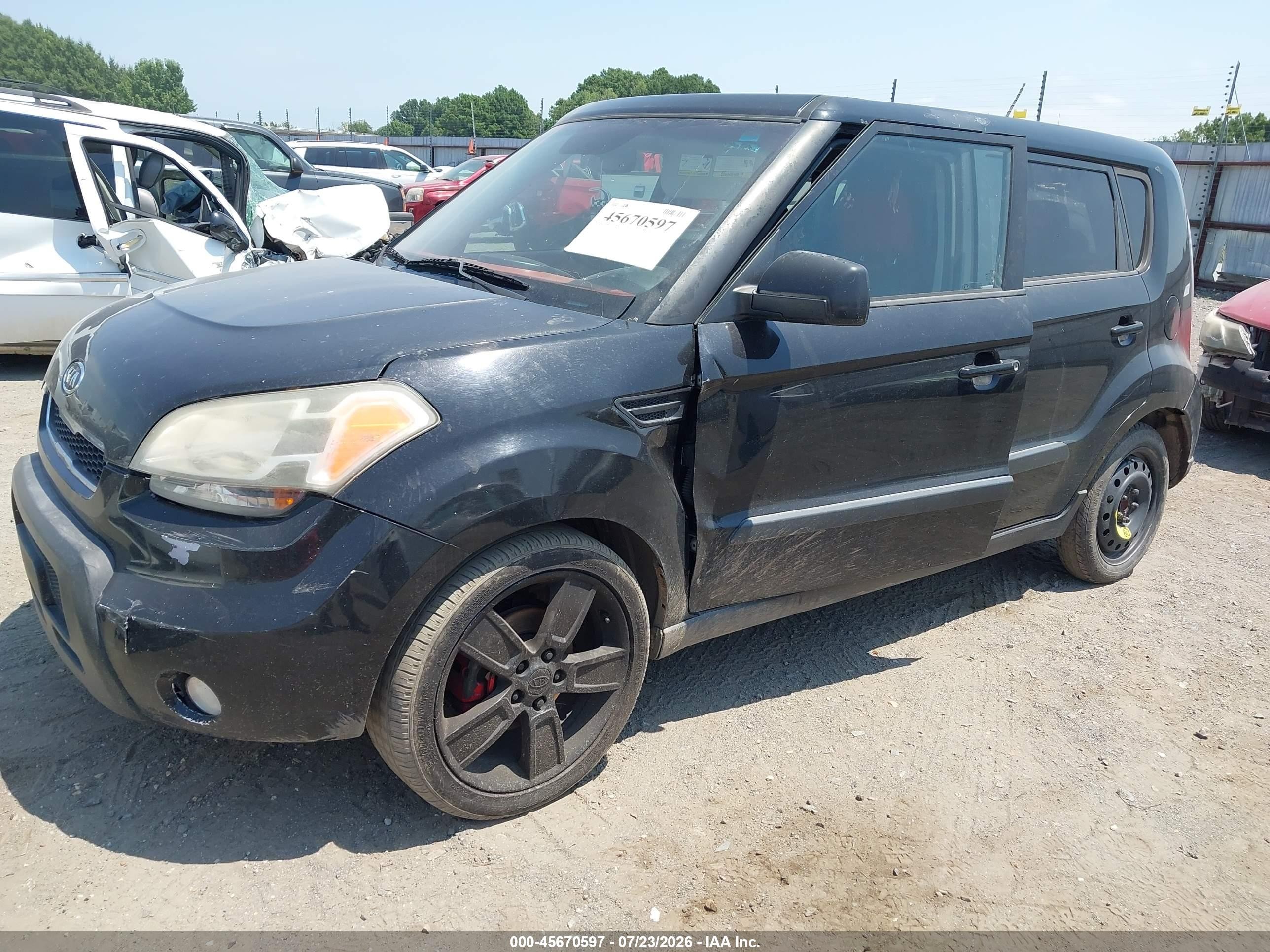 2011 Kia Soul Sport Black vin: KNDJT2A20B7226279