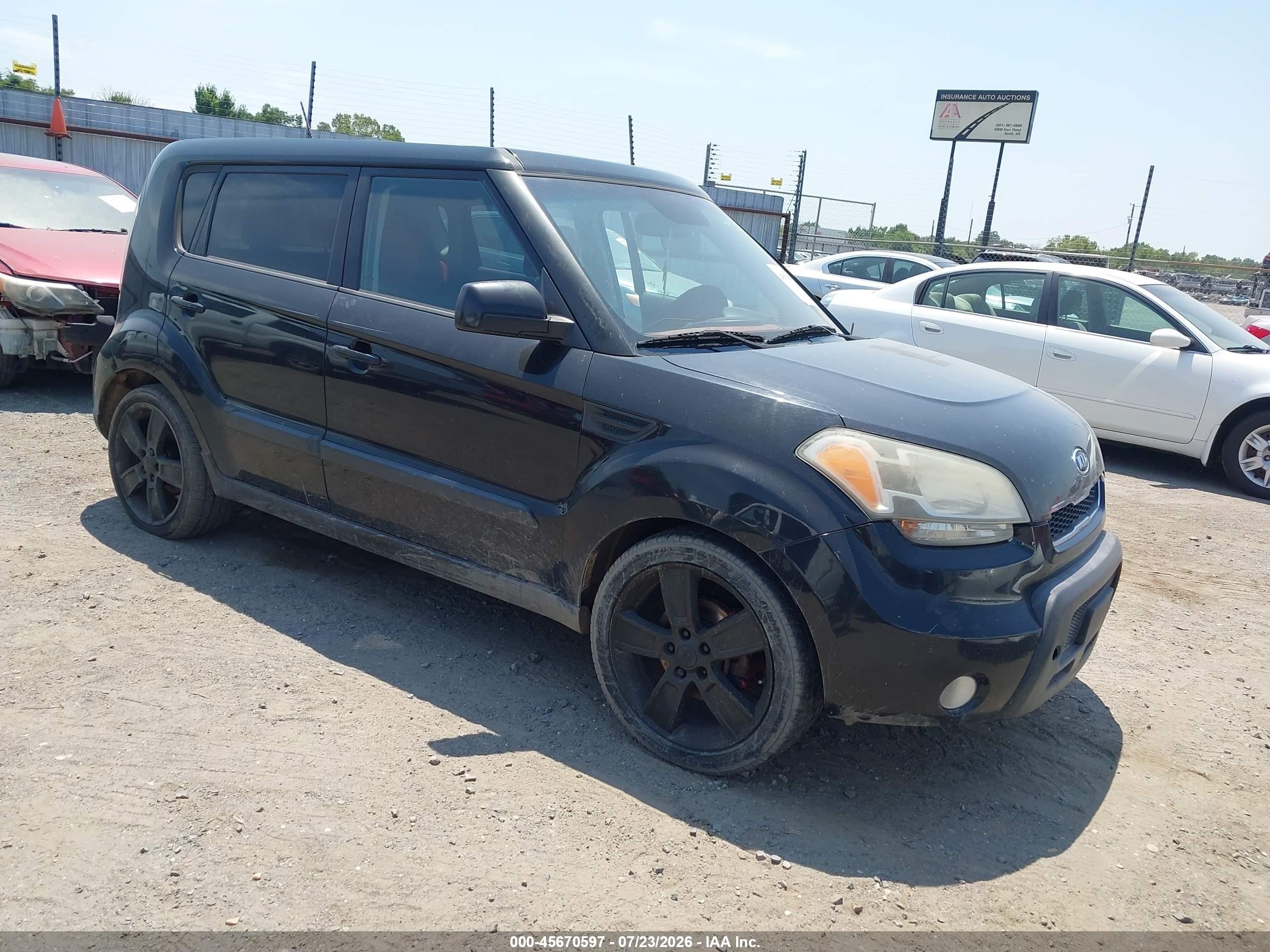 2011 Kia Soul Sport Black vin: KNDJT2A20B7226279