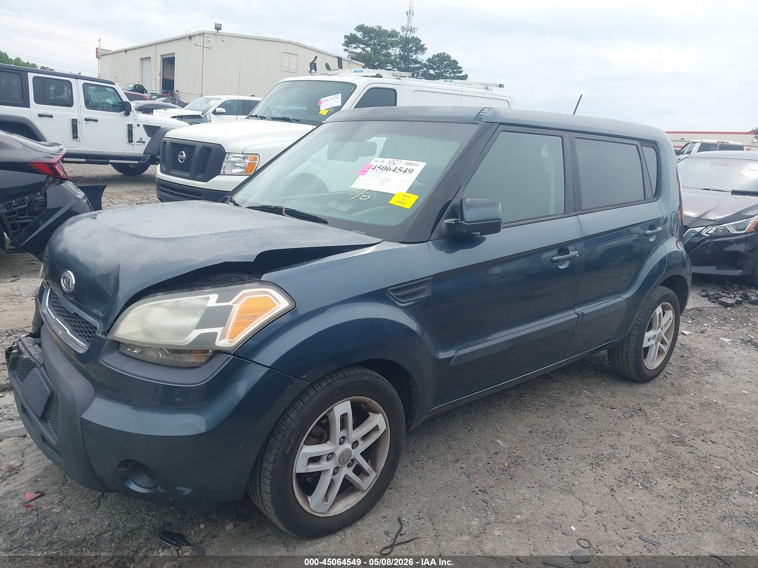 2011 Kia Soul + Dark Blue vin: KNDJT2A20B7289107