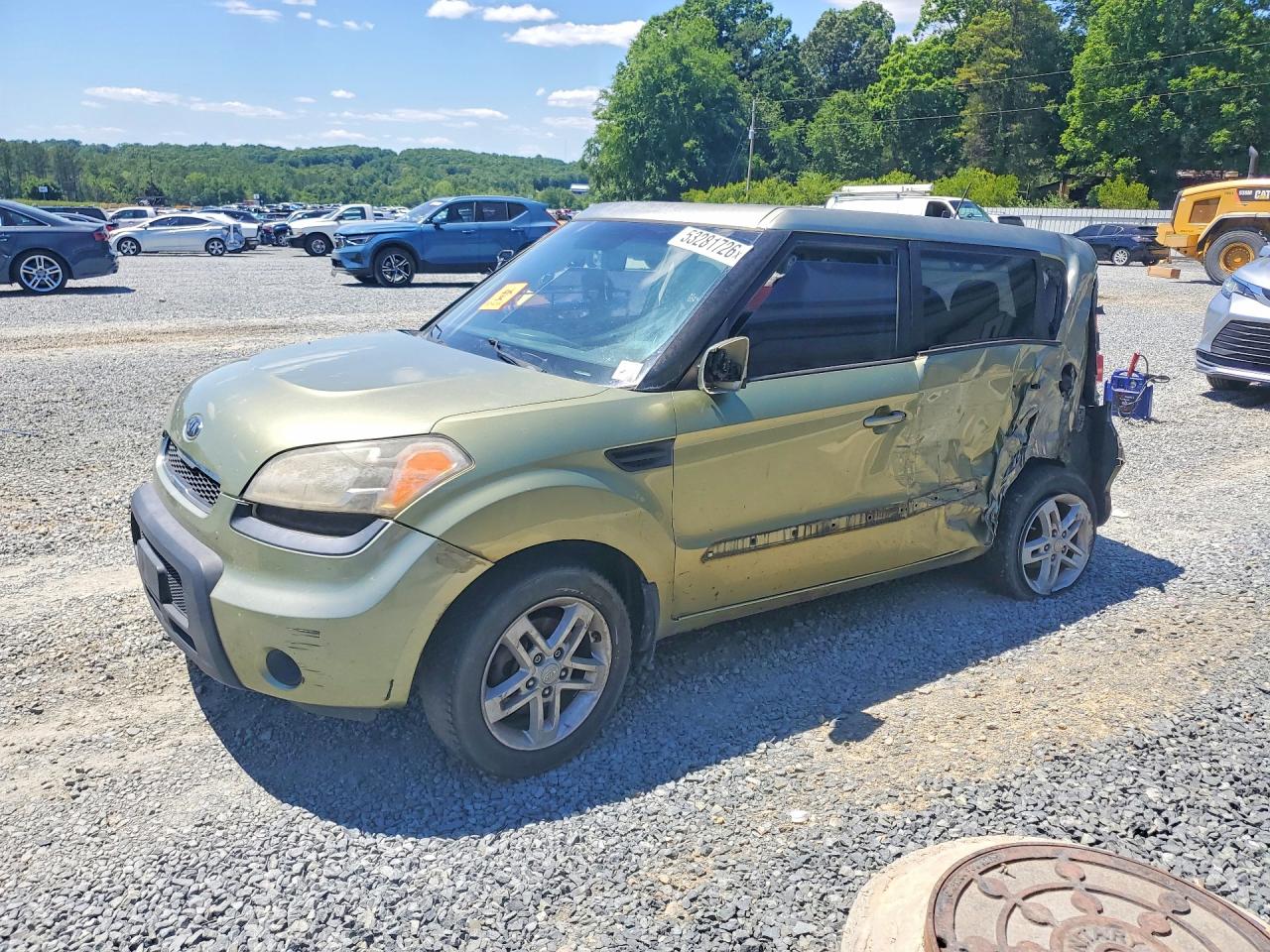 2011 Kia Soul + Green vin: KNDJT2A21B7215470