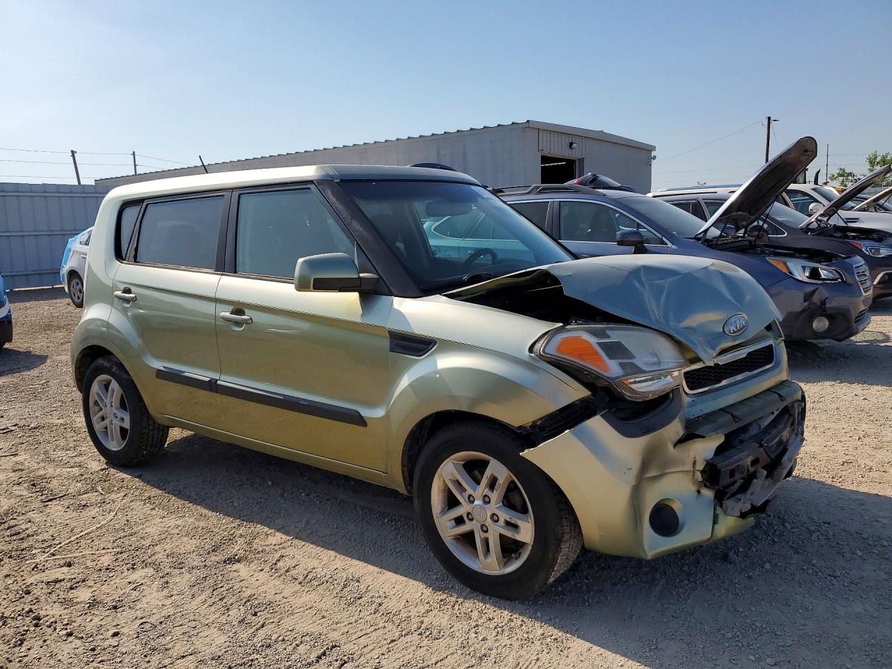 2011 Kia Soul Green vin: KNDJT2A21B7278522