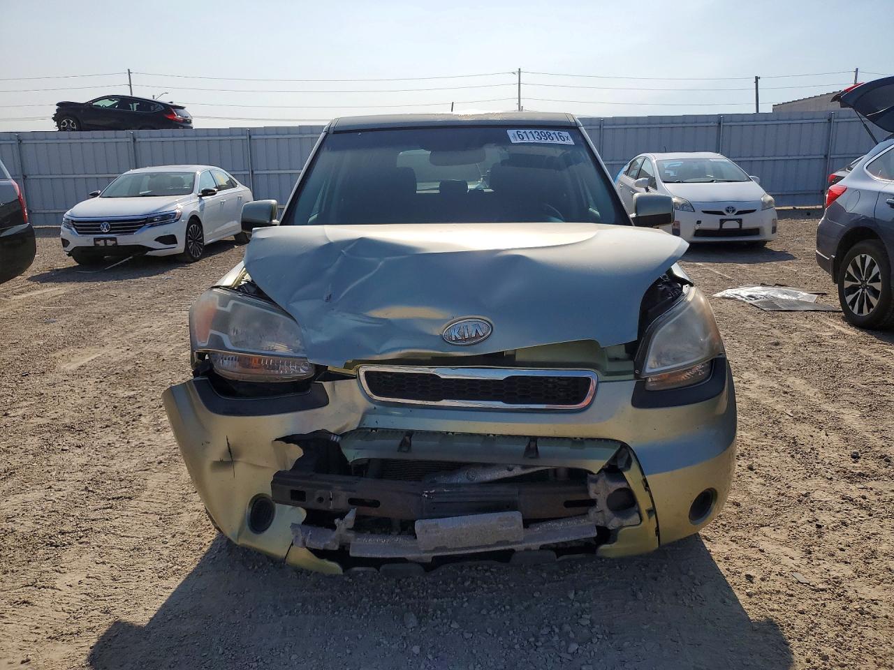 2011 Kia Soul Green vin: KNDJT2A21B7278522