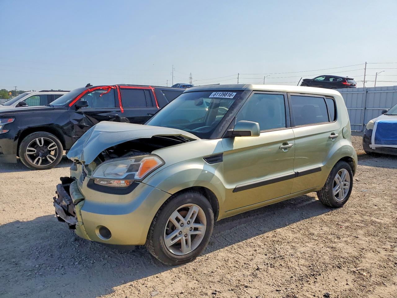 2011 Kia Soul Green vin: KNDJT2A21B7278522