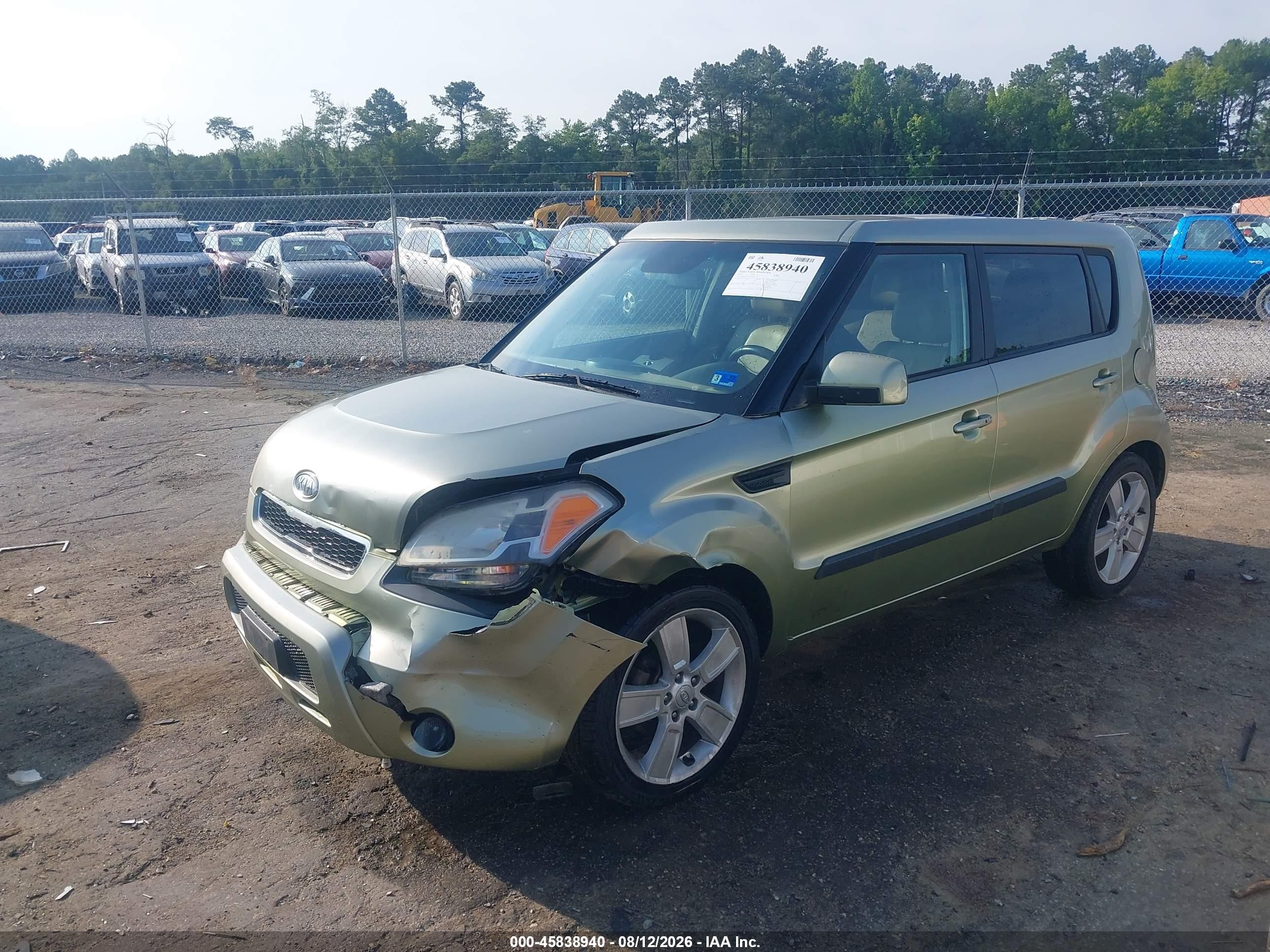 2011 Kia Soul ! Green vin: KNDJT2A21B7319442