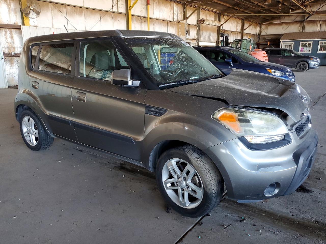 2010 Kia Soul +/!/sport Gray vin: KNDJT2A22A7077159