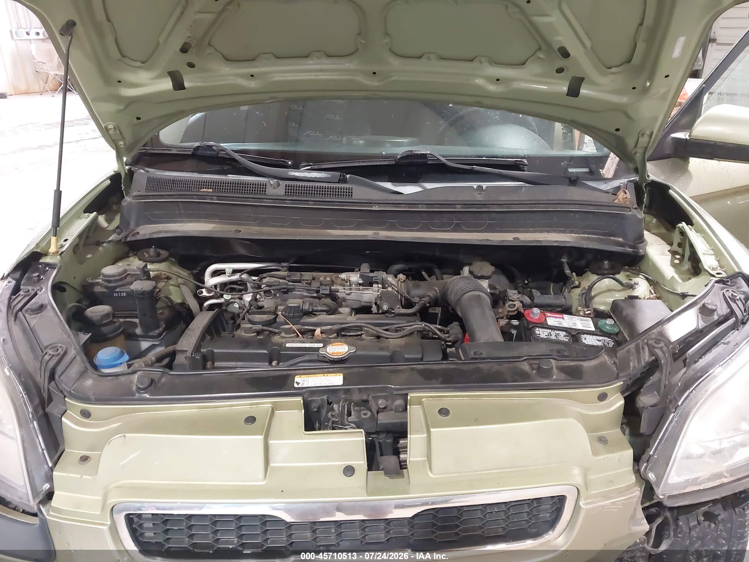 2010 Kia Soul + Green vin: KNDJT2A22A7138994