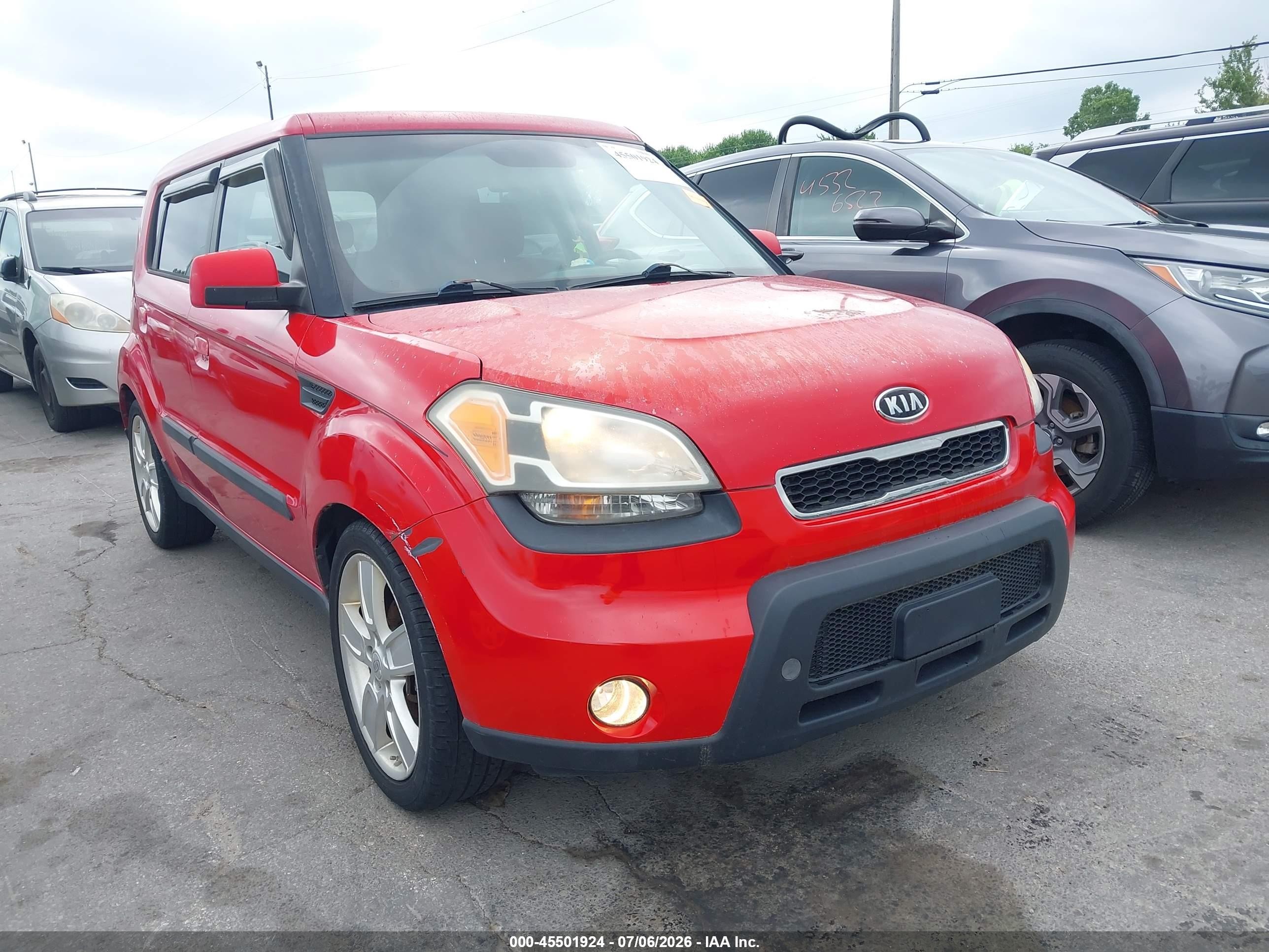2010 Kia Soul Sport Red vin: KNDJT2A23A7049290