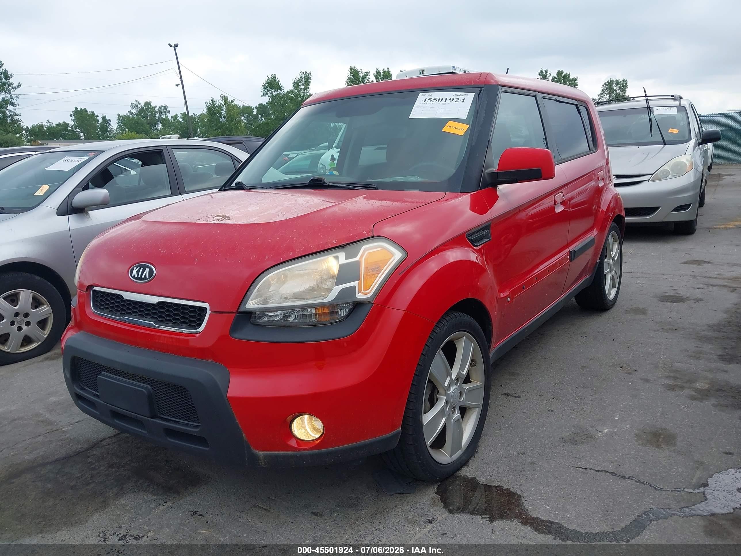 2010 Kia Soul Sport Red vin: KNDJT2A23A7049290