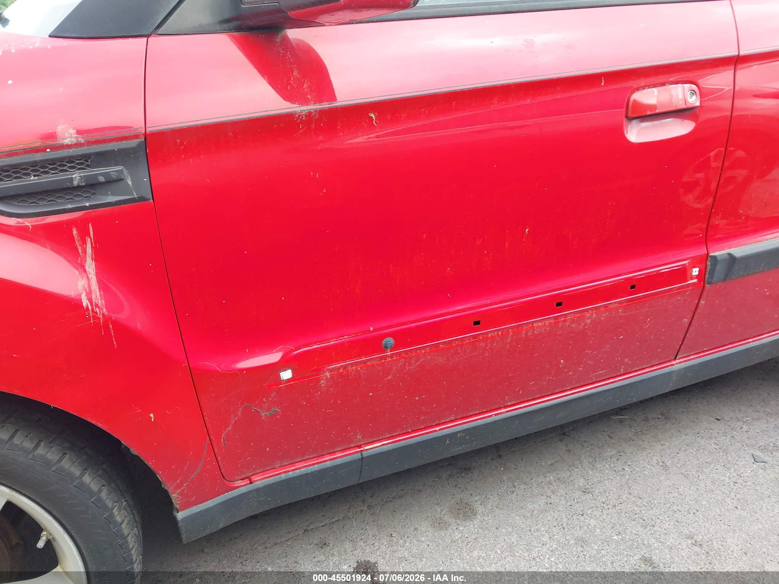 2010 Kia Soul Sport Red vin: KNDJT2A23A7049290
