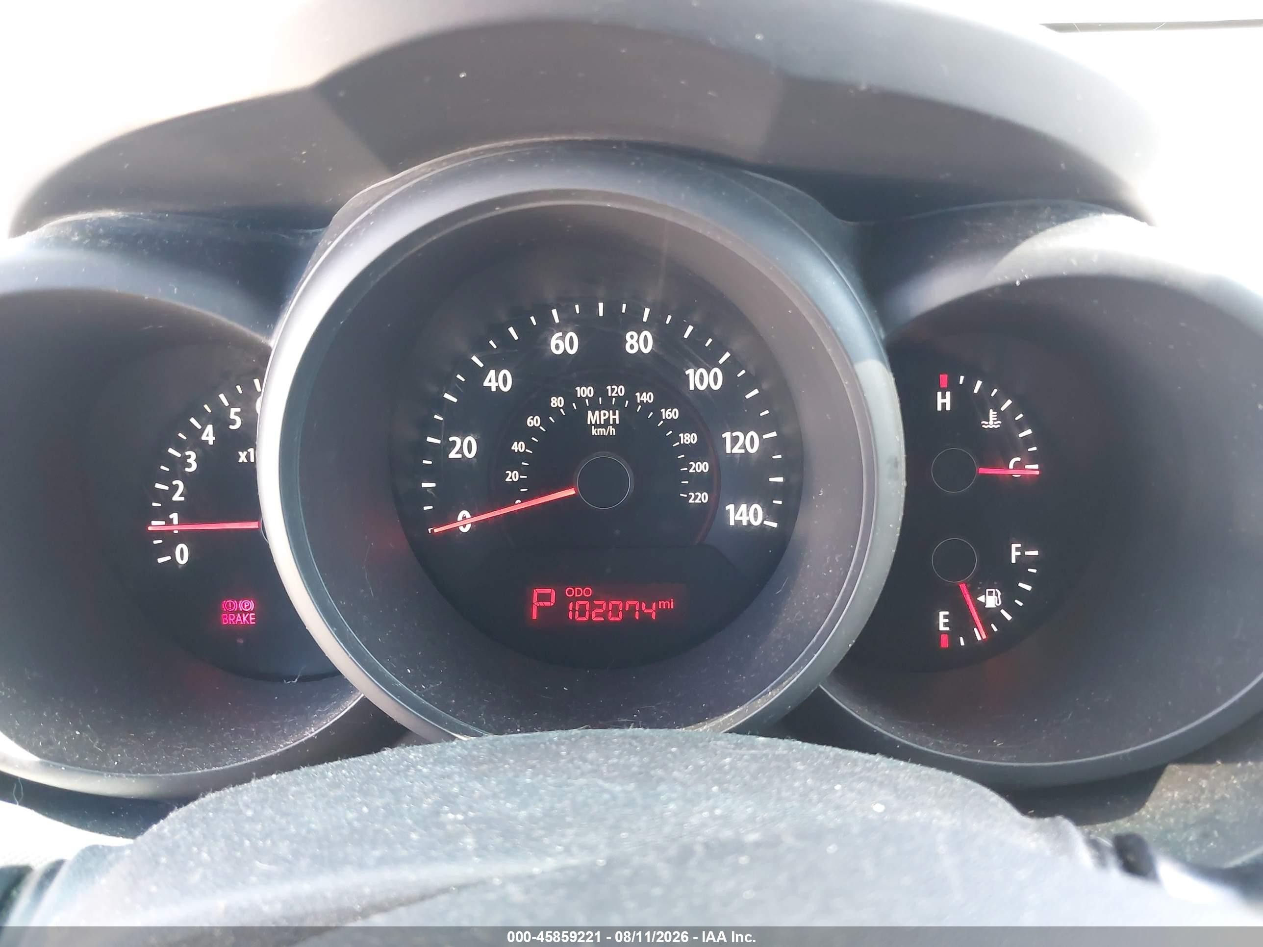 2010 Kia Soul + Red vin: KNDJT2A23A7059575