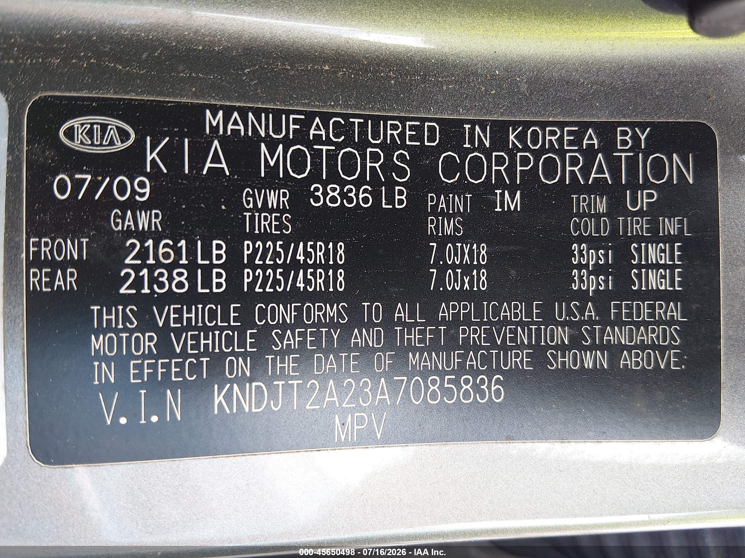 2010 Kia Soul ! Green vin: KNDJT2A23A7085836