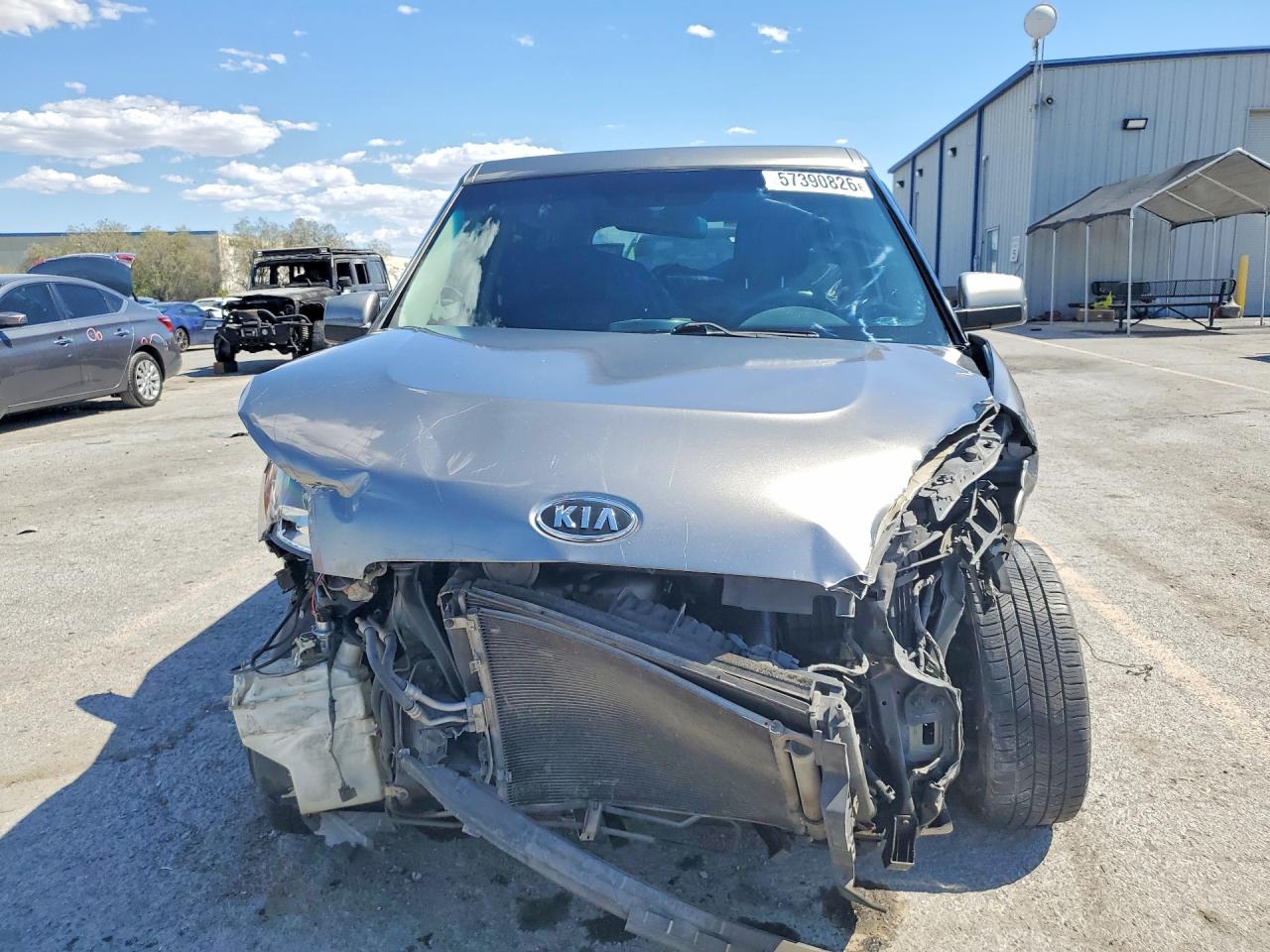 2010 Kia Soul + Gray vin: KNDJT2A23A7163175