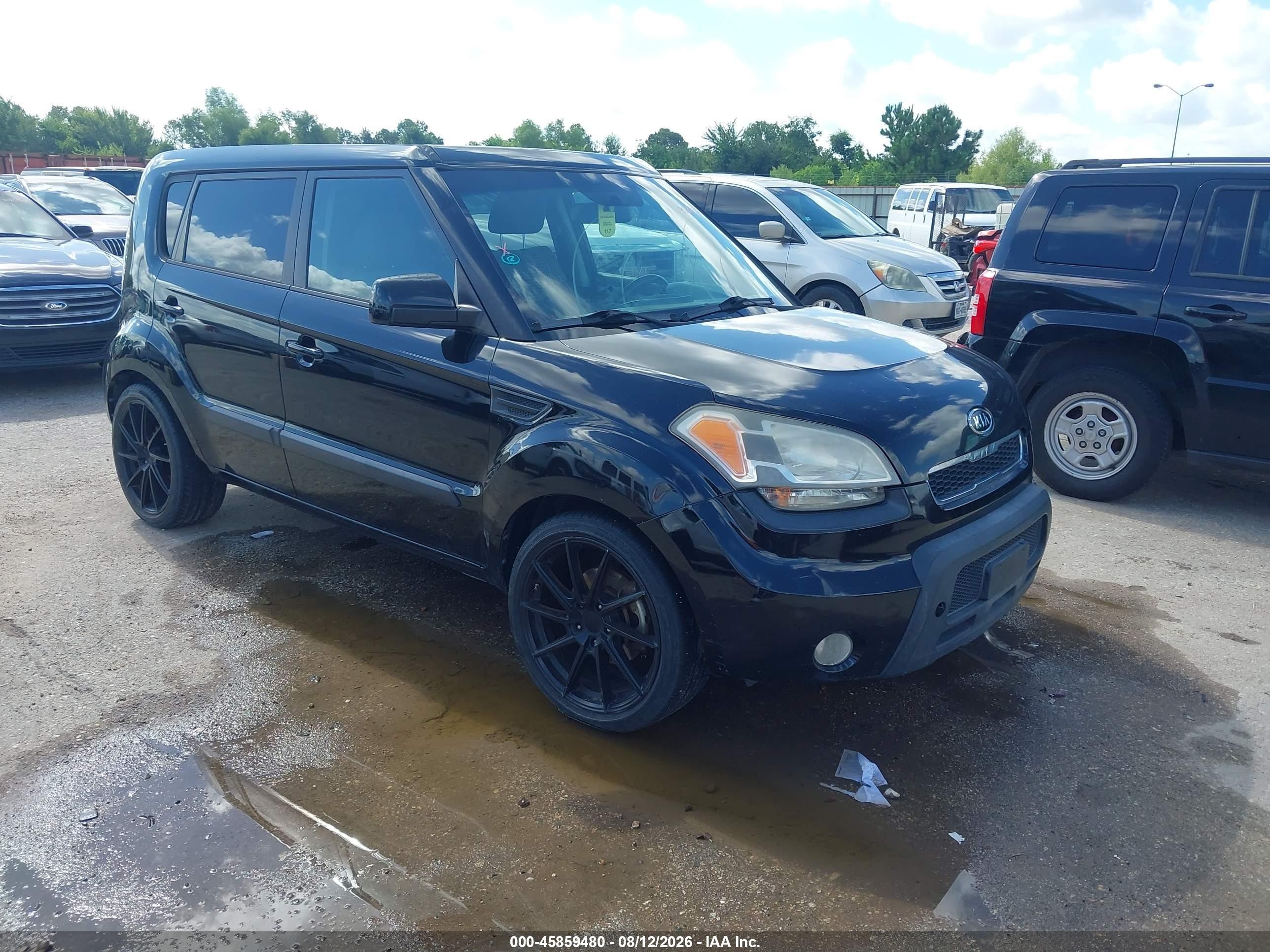 2011 Kia Soul ! Черный vin: KNDJT2A23B7203014