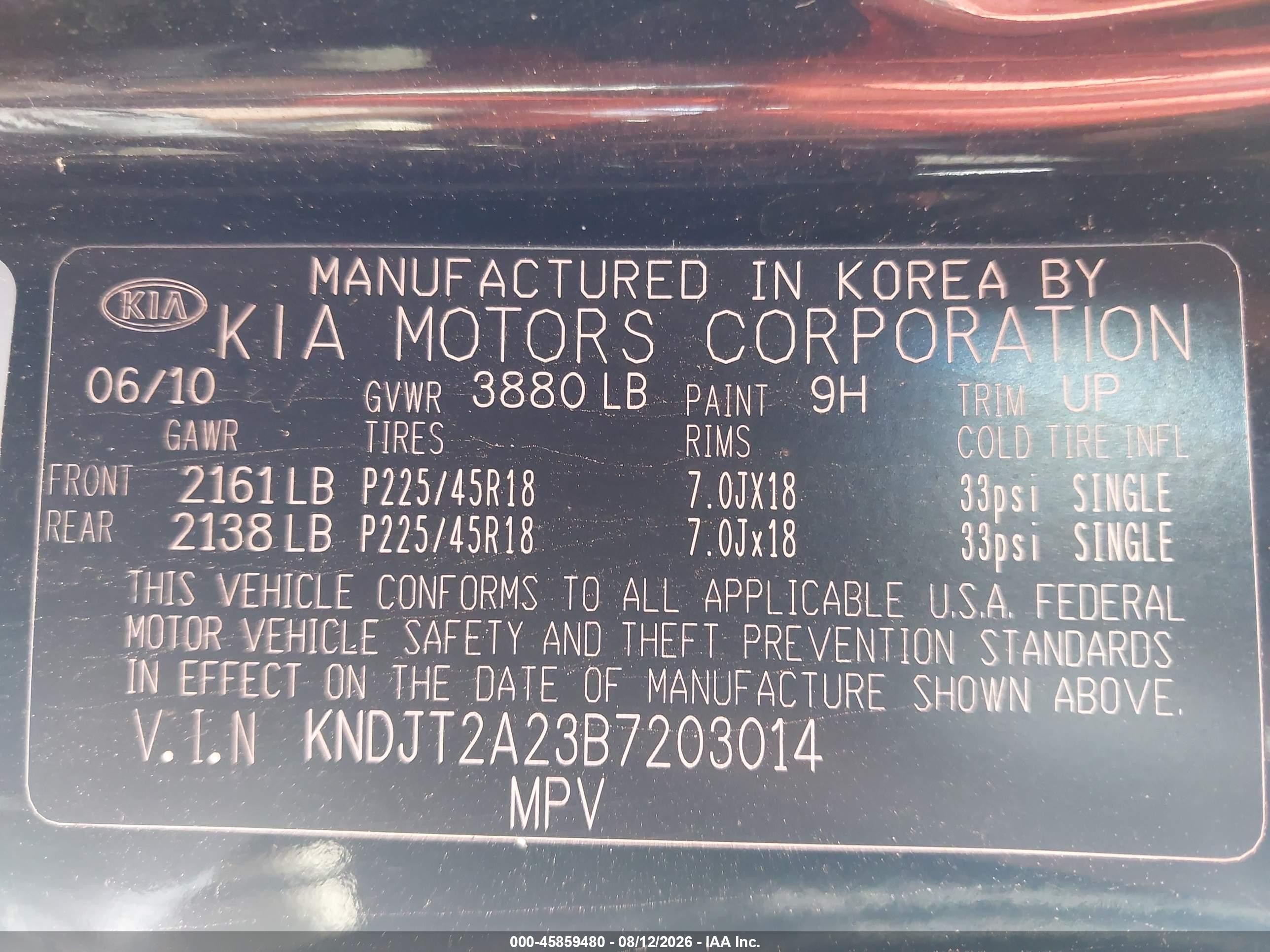 2011 Kia Soul ! Black vin: KNDJT2A23B7203014
