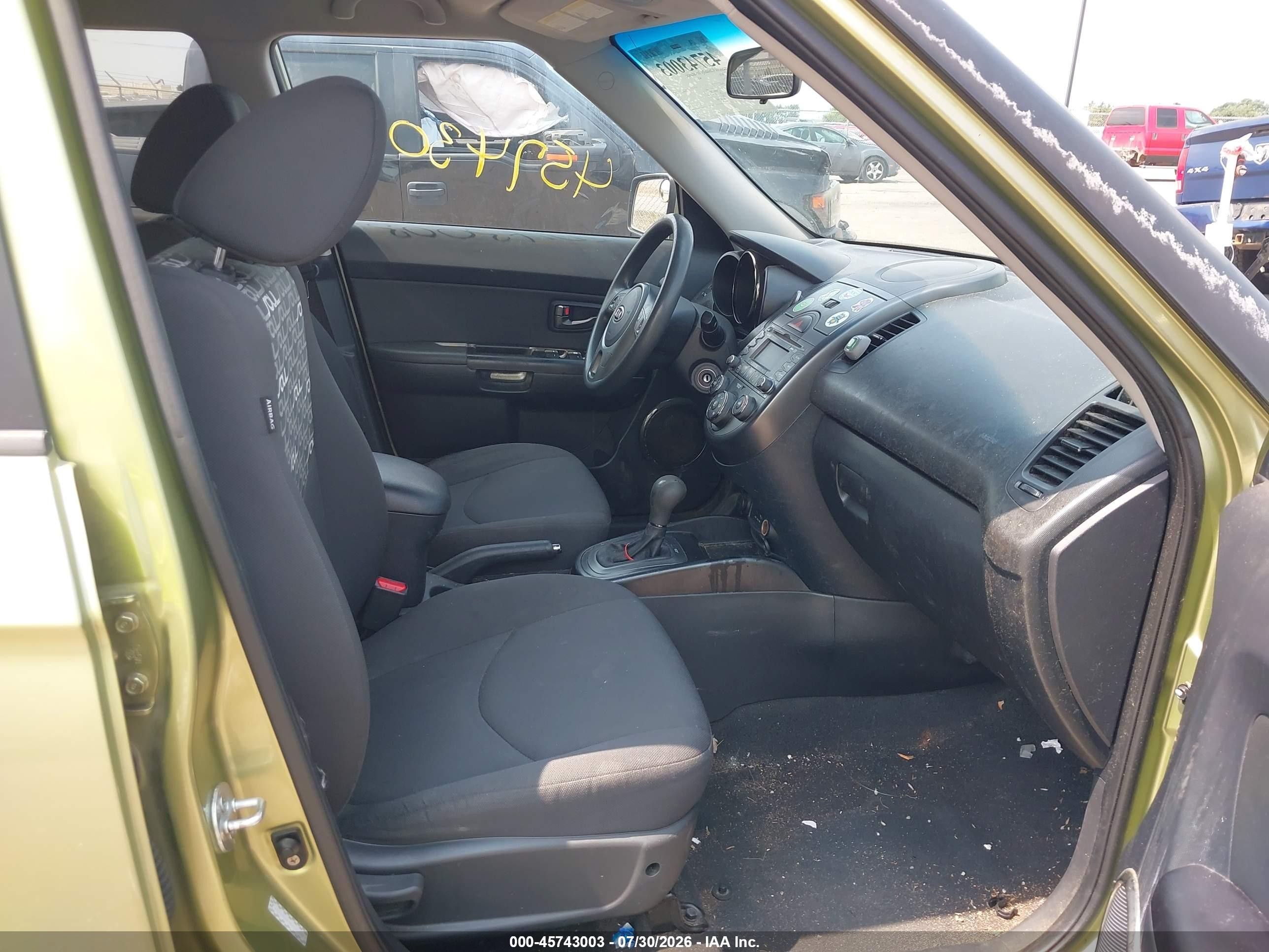 2011 Kia Soul + Green vin: KNDJT2A23B7259759