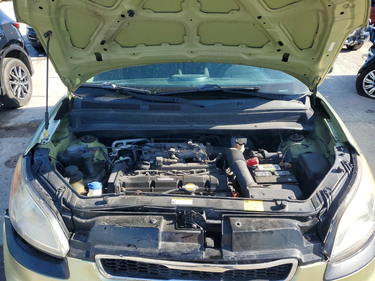 2011 Kia Soul + Green vin: KNDJT2A23B7260491