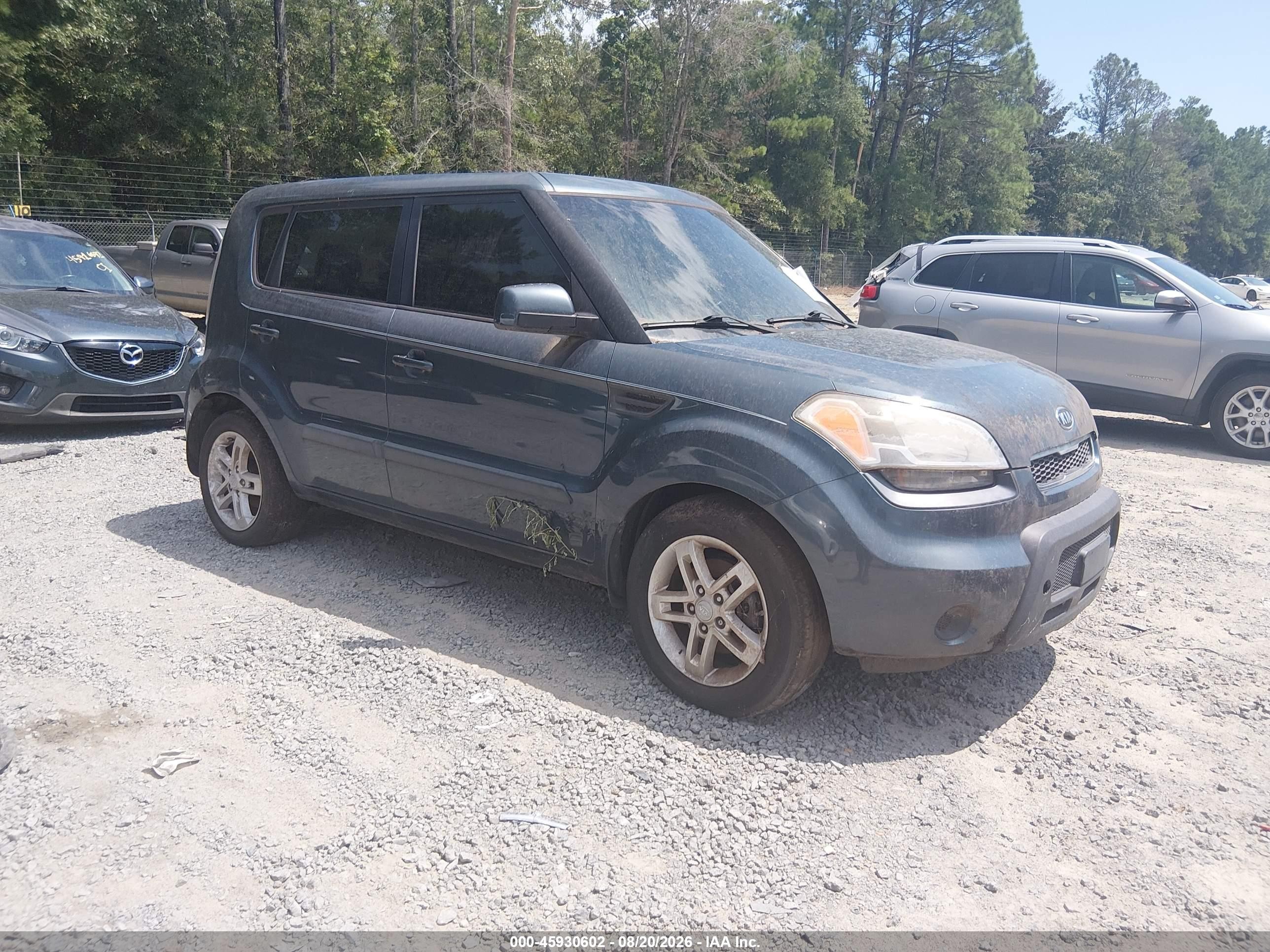 2011 Kia Soul + Light Blue vin: KNDJT2A24B7288431