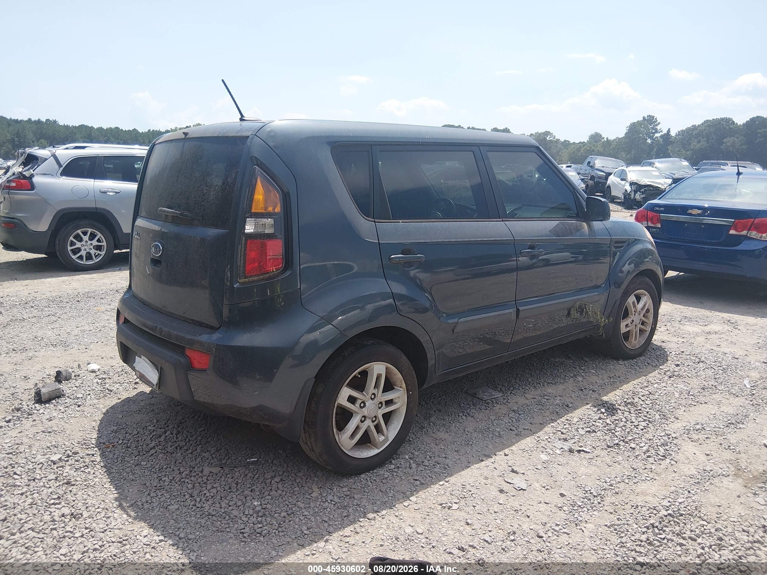 2011 Kia Soul + Light Blue vin: KNDJT2A24B7288431