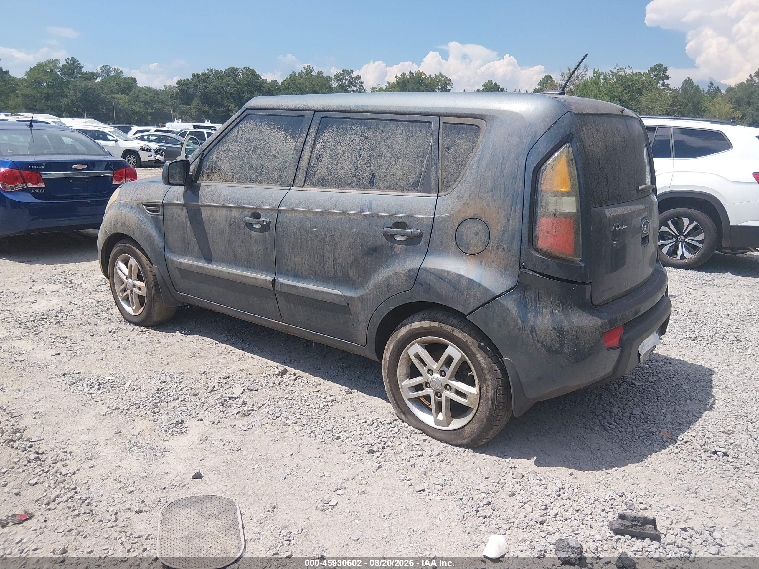 2011 Kia Soul + Light Blue vin: KNDJT2A24B7288431