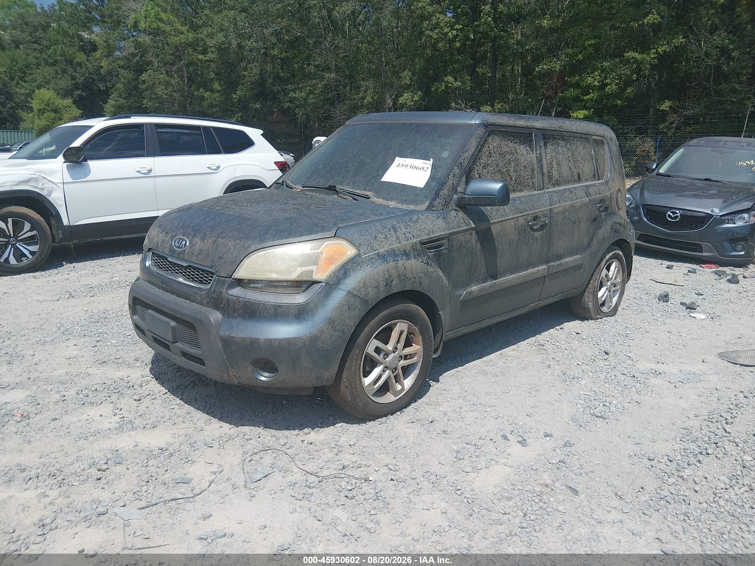 2011 Kia Soul + Light Blue vin: KNDJT2A24B7288431