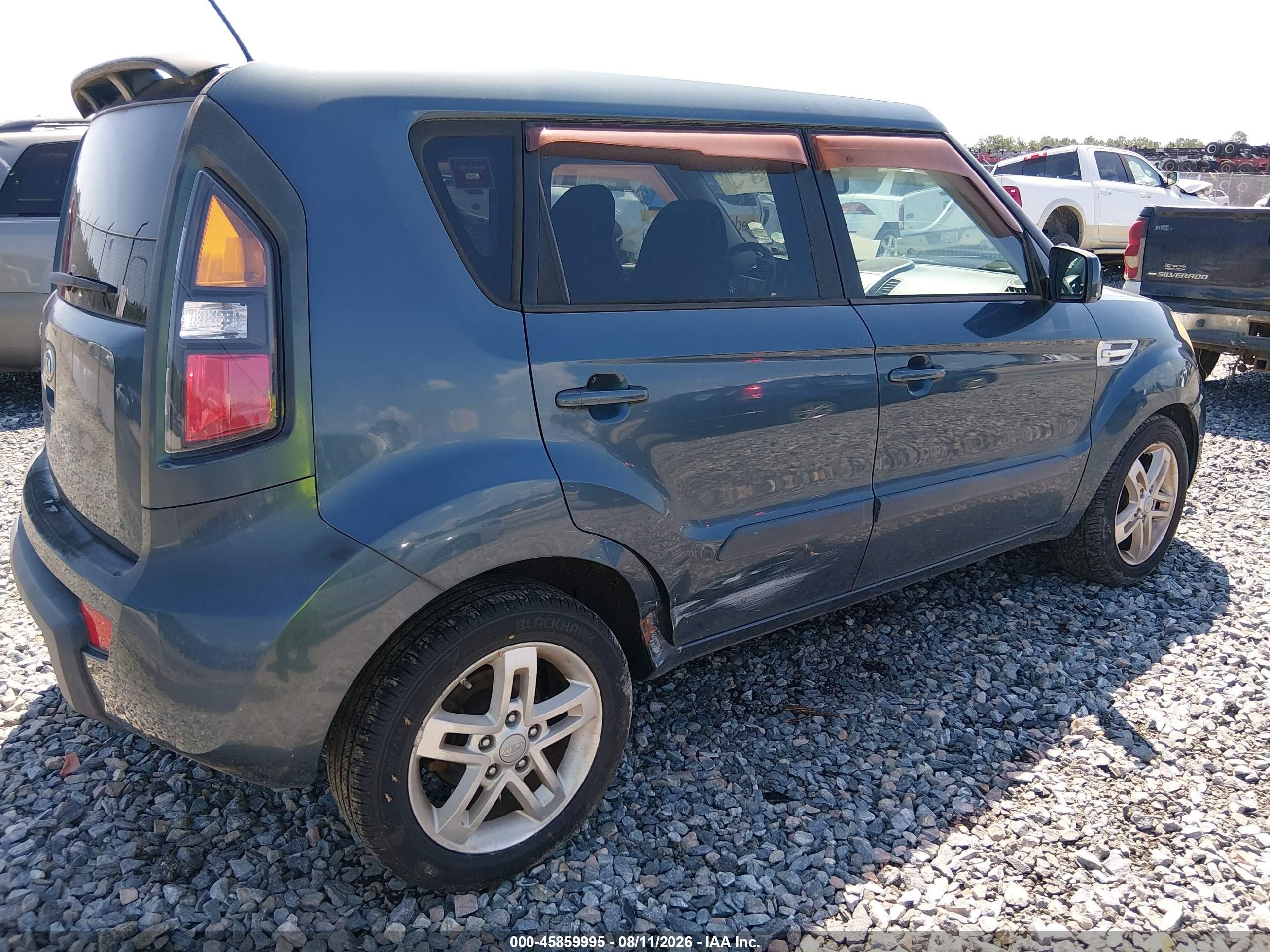 2011 Kia Soul + Синий vin: KNDJT2A25B7197782